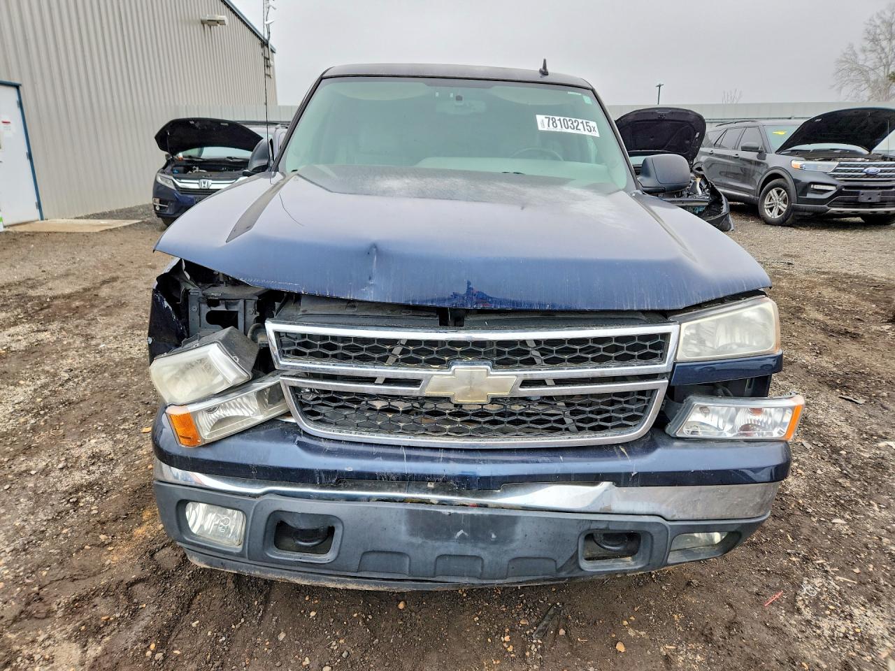 2006 Chevrolet Silverado C1500 Blue vin: 2GCEC19T861137278
