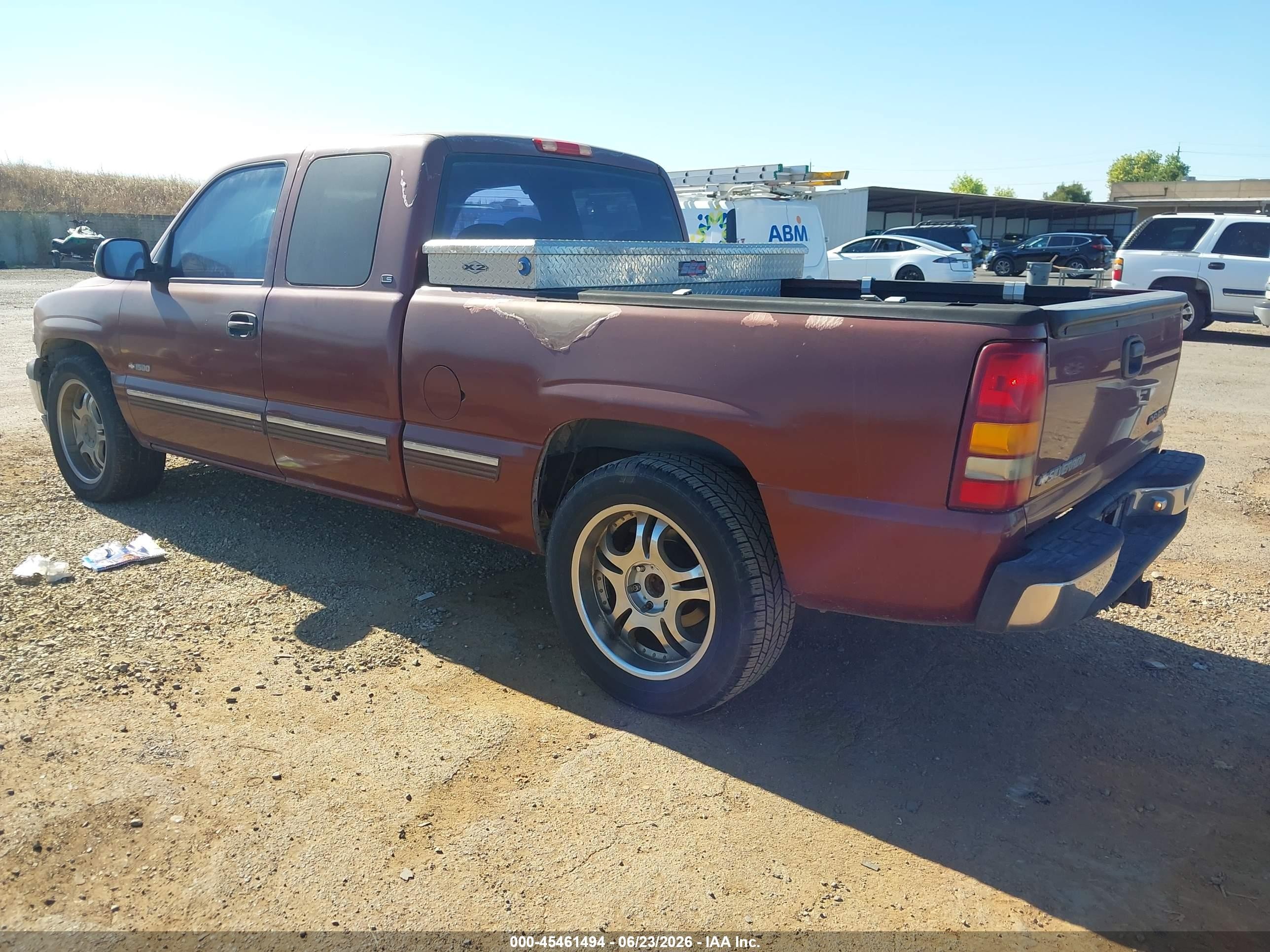 1999 Chevrolet Silverado 1500 Ls Burgundy vin: 2GCEC19T8X1173358