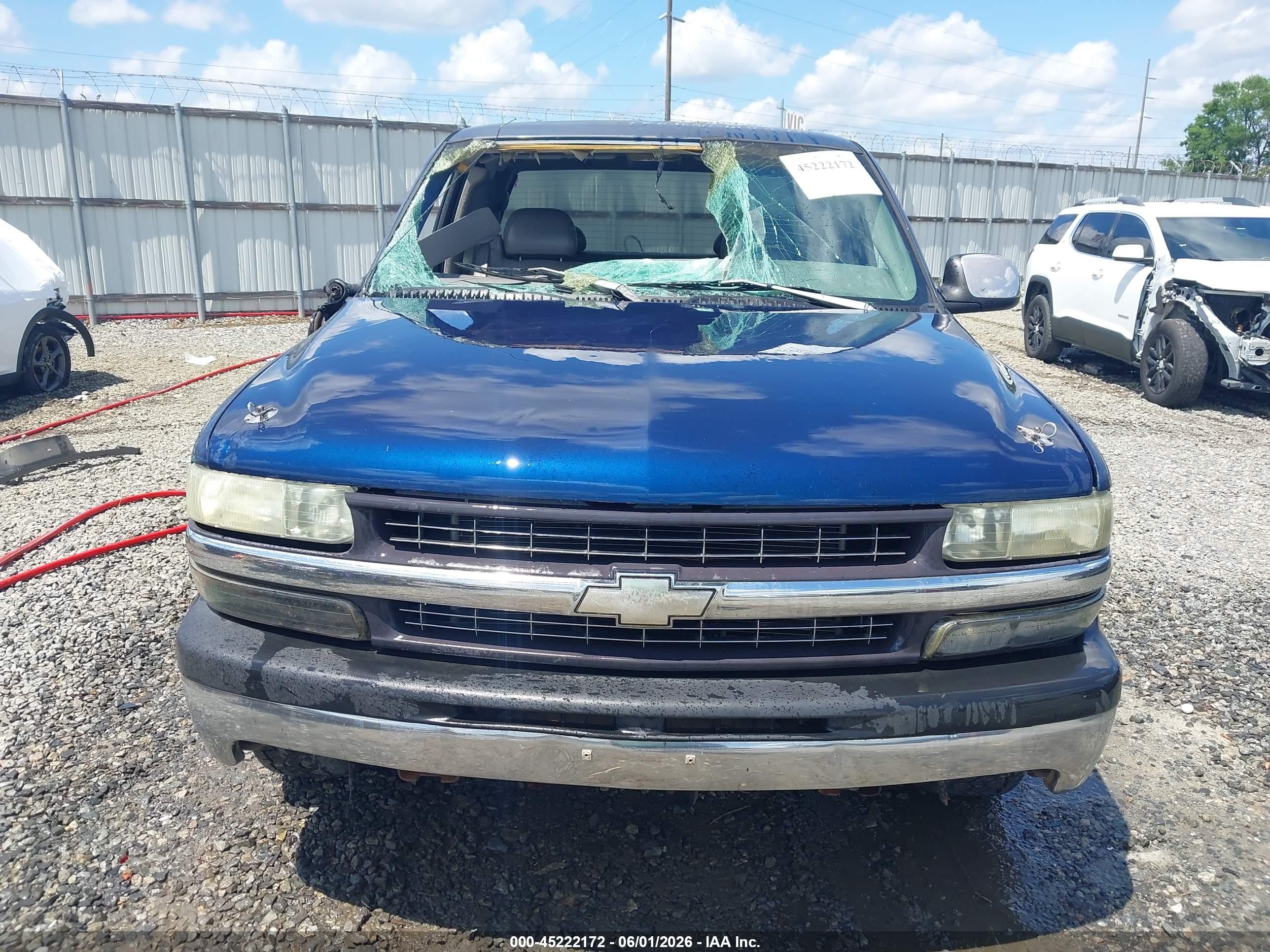 1999 Chevrolet Silverado 1500 Lt Blue vin: 2GCEC19T8X1272875