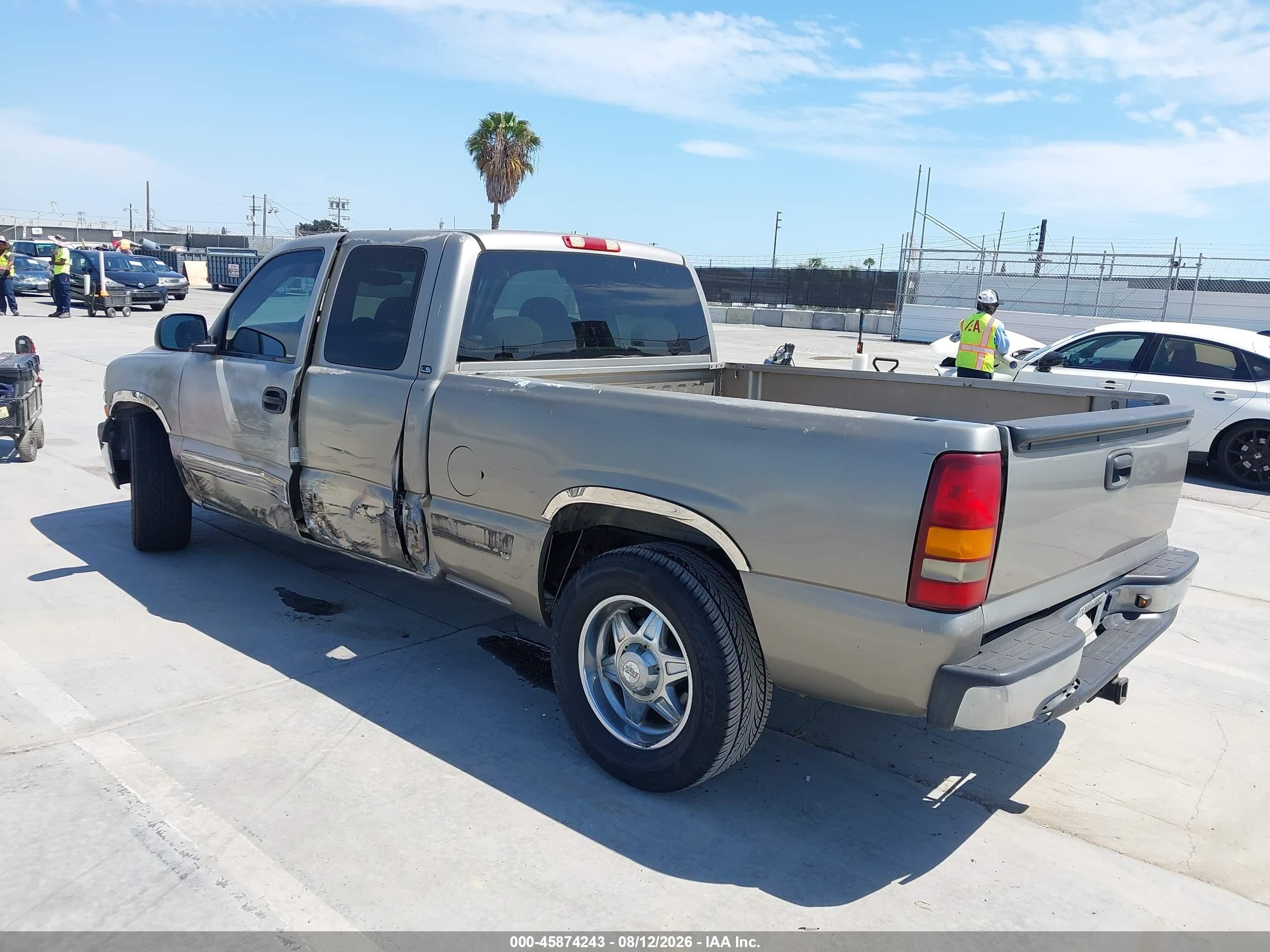 2000 Chevrolet Silverado 1500 Ls Gray vin: 2GCEC19T8Y1330579