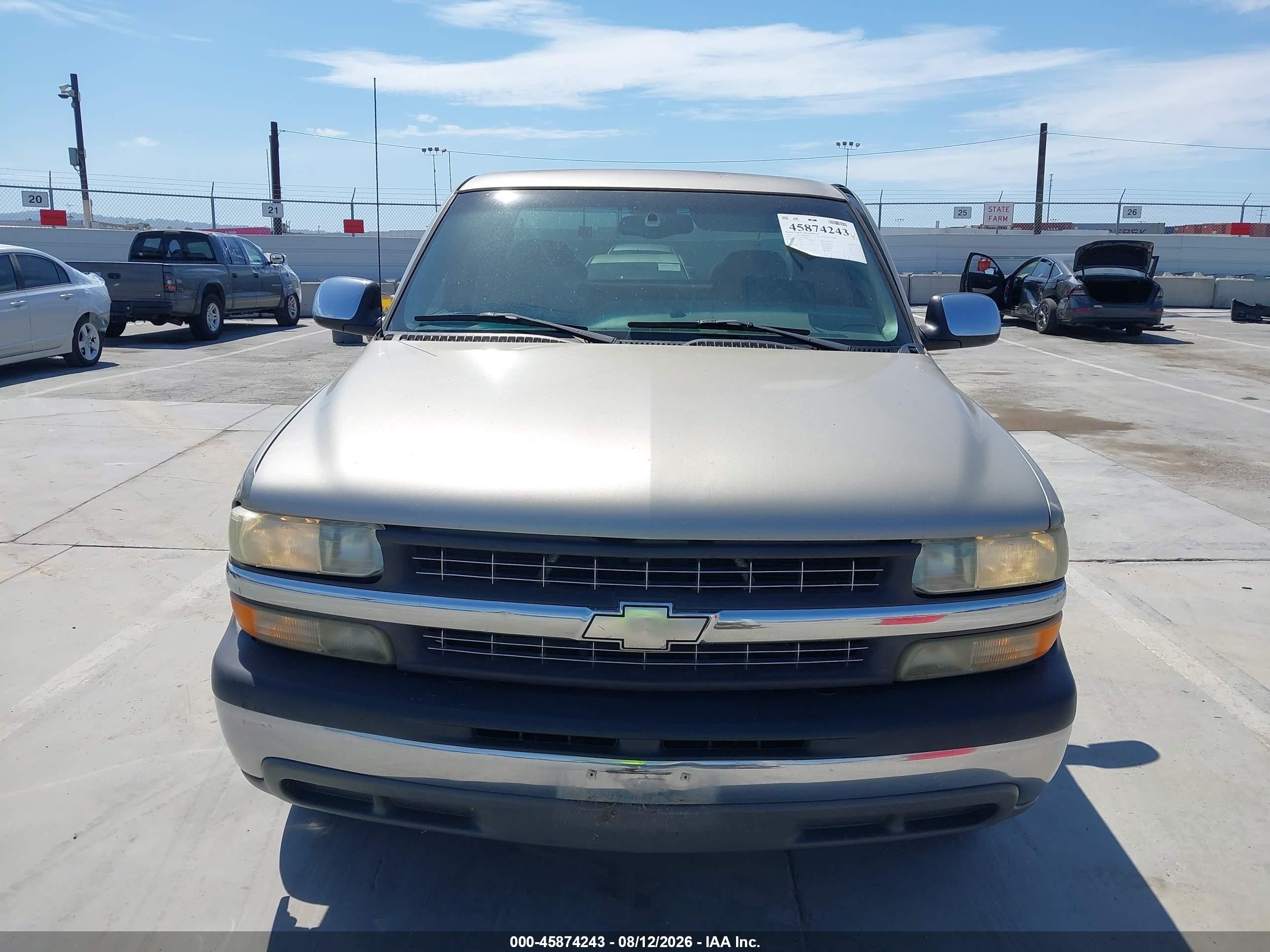 2000 Chevrolet Silverado 1500 Ls Gray vin: 2GCEC19T8Y1330579