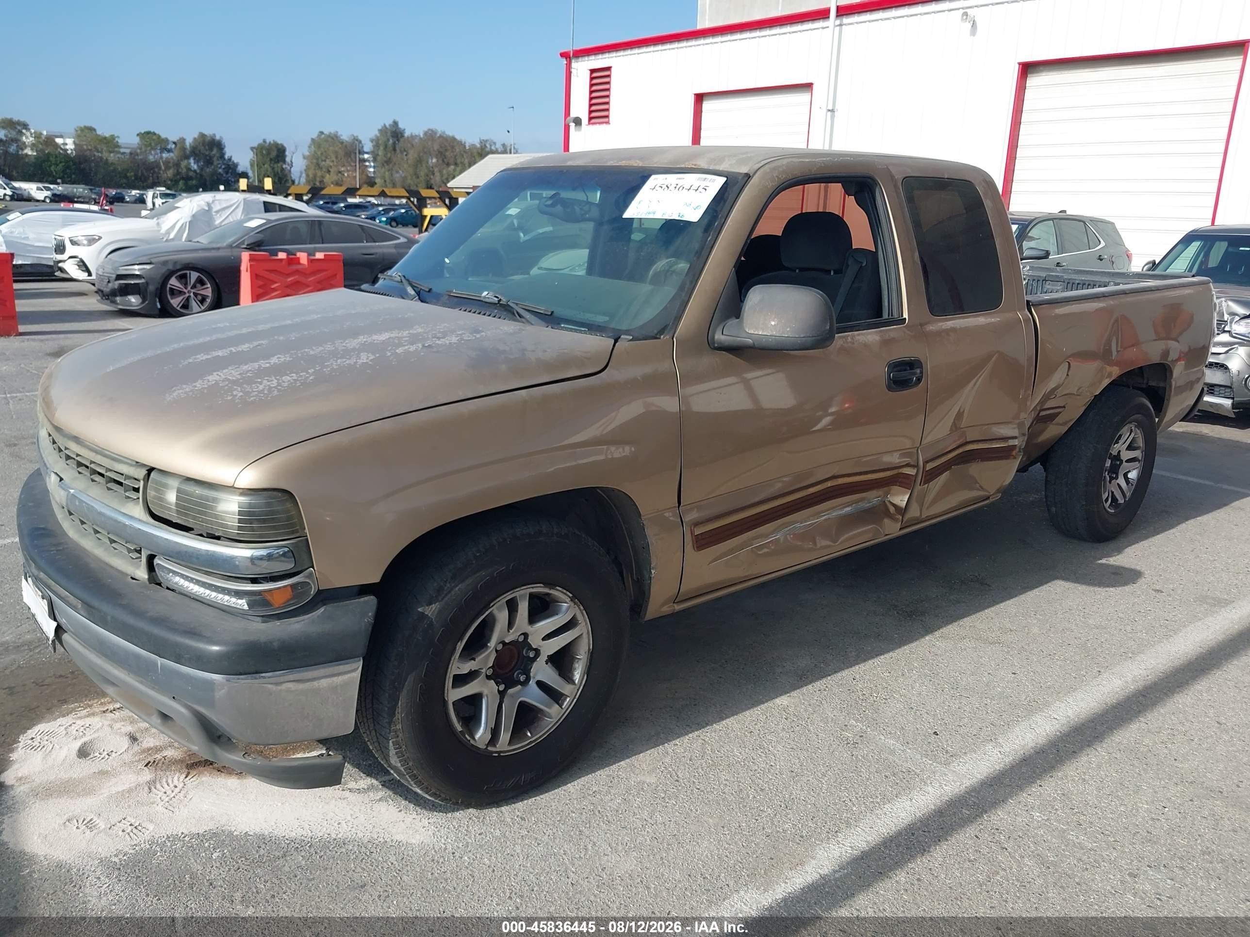 2000 Chevrolet Silverado 1500 Ls Brown vin: 2GCEC19T8Y1345728