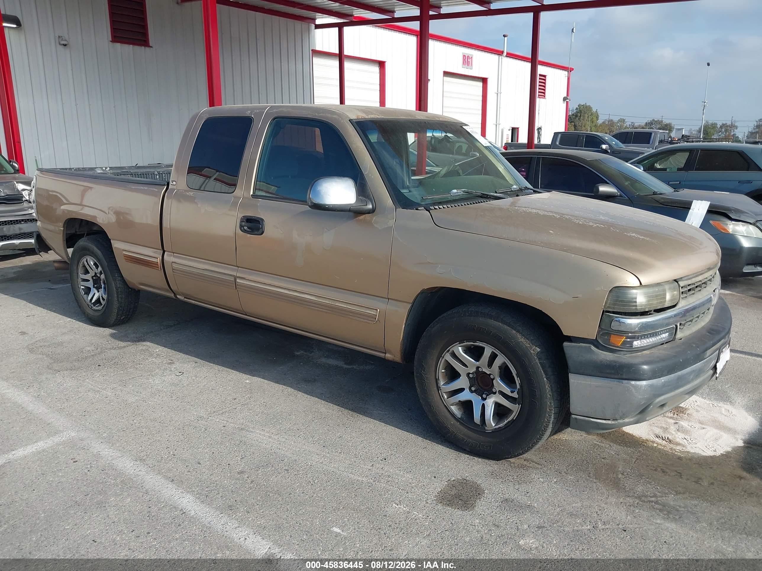 2000 Chevrolet Silverado 1500 Ls Brown vin: 2GCEC19T8Y1345728