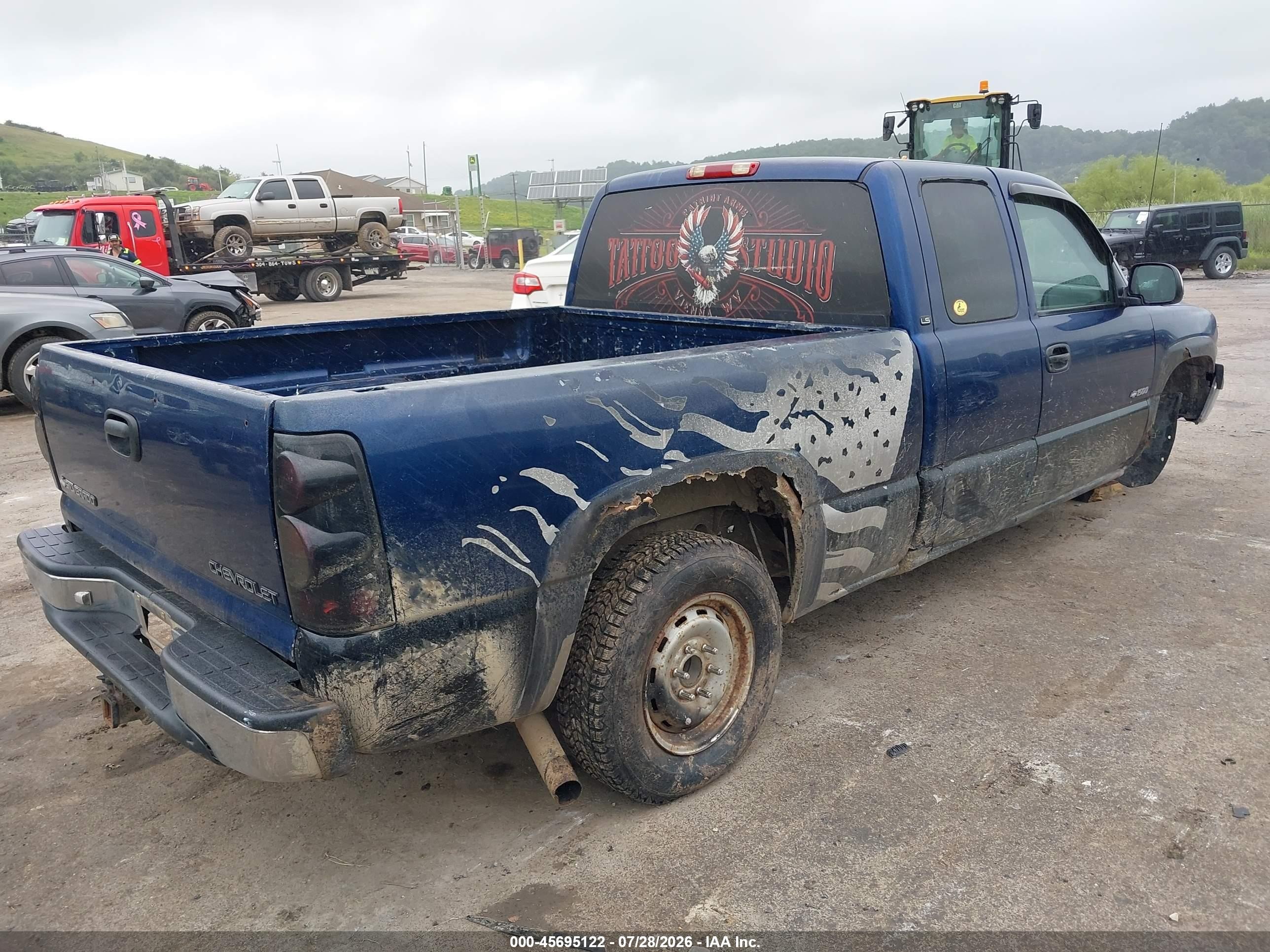 2000 Chevrolet Silverado 1500 Ls Blue vin: 2GCEC19T8Y1349682