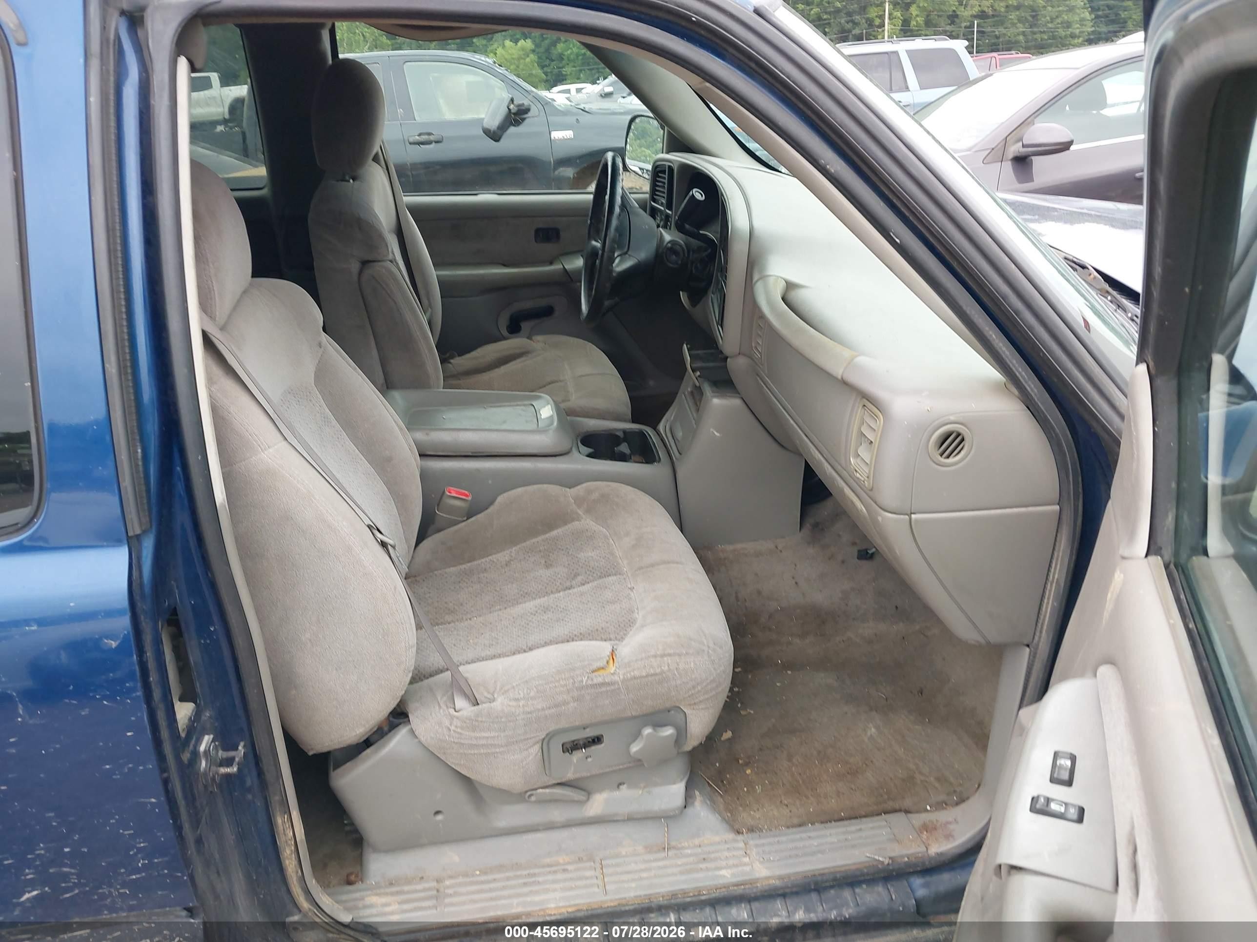 2000 Chevrolet Silverado 1500 Ls Blue vin: 2GCEC19T8Y1349682