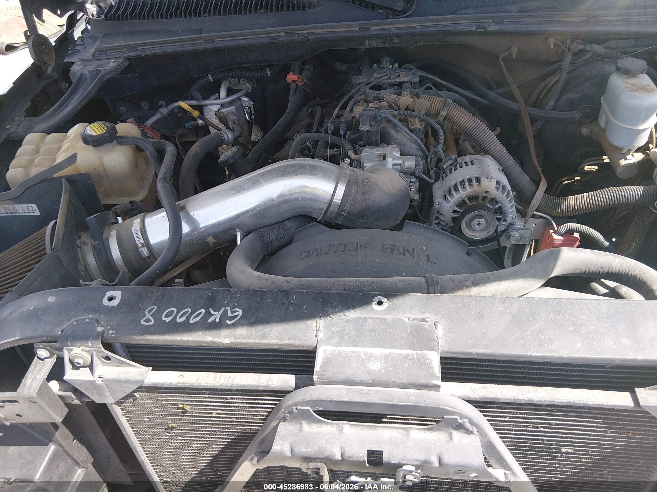 2000 Chevrolet Silverado 1500 Ls White vin: 2GCEC19T8Y1370872