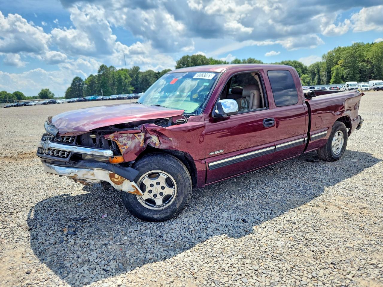 2002 Chevrolet Silverado C1500 Maroon vin: 2GCEC19T921146422