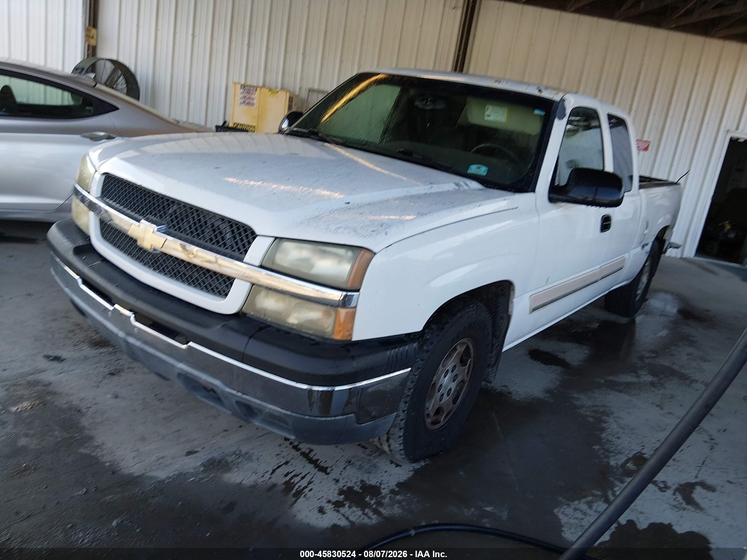 2004 Chevrolet Silverado 1500 Ls White vin: 2GCEC19T941154720