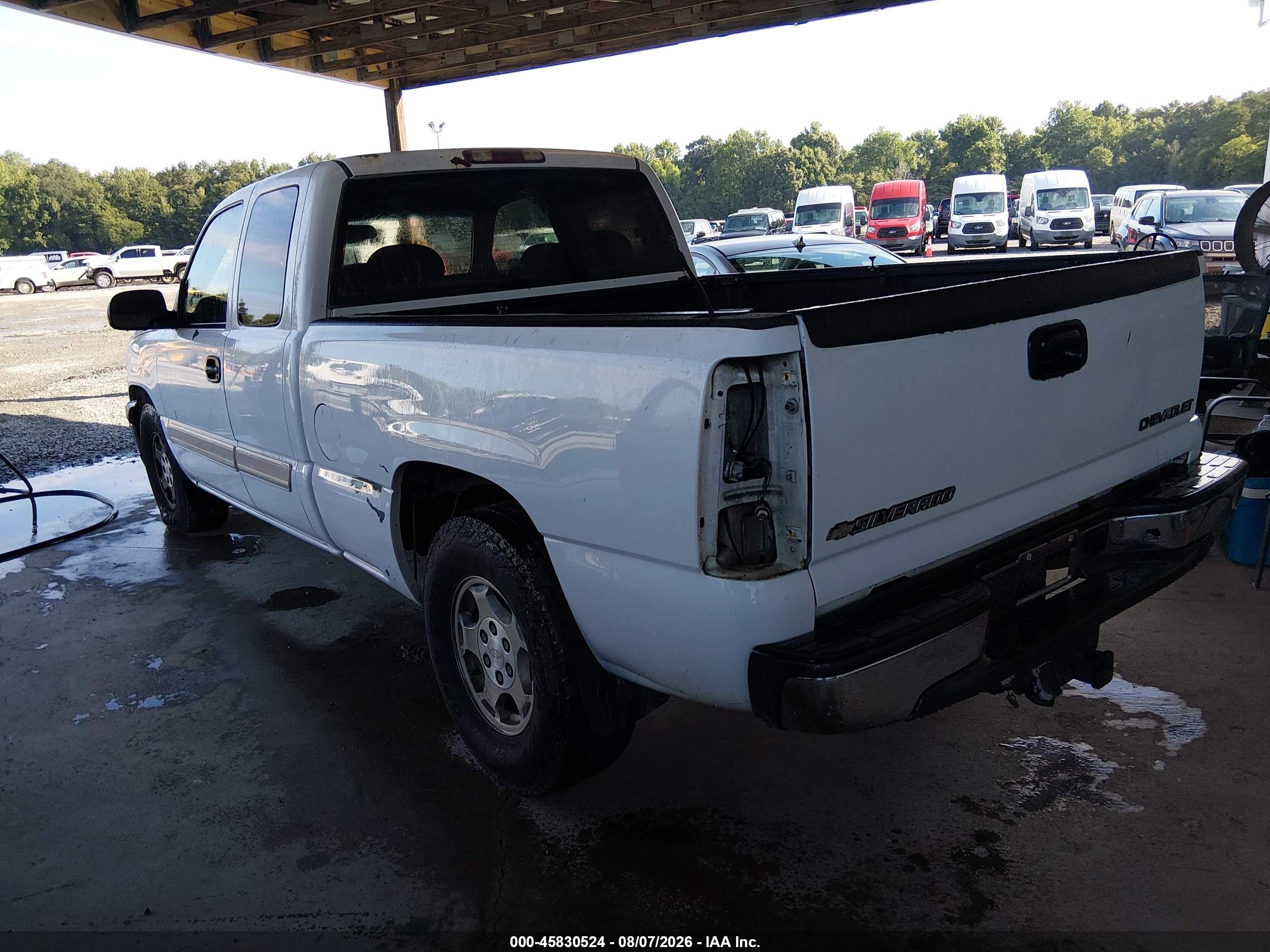 2004 Chevrolet Silverado 1500 Ls White vin: 2GCEC19T941154720