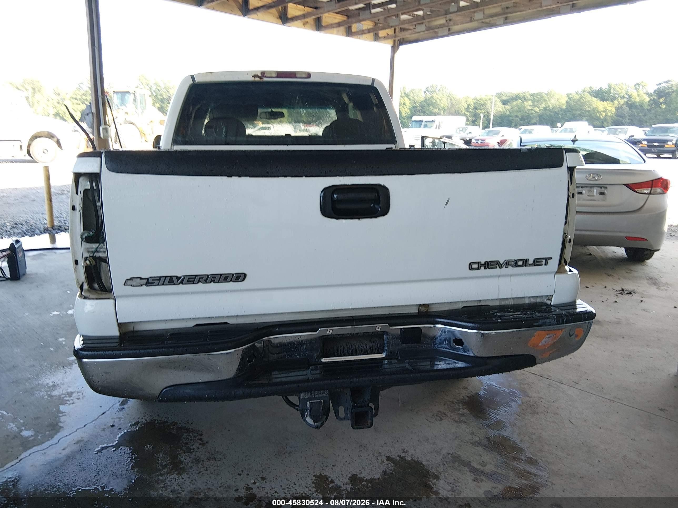 2004 Chevrolet Silverado 1500 Ls White vin: 2GCEC19T941154720