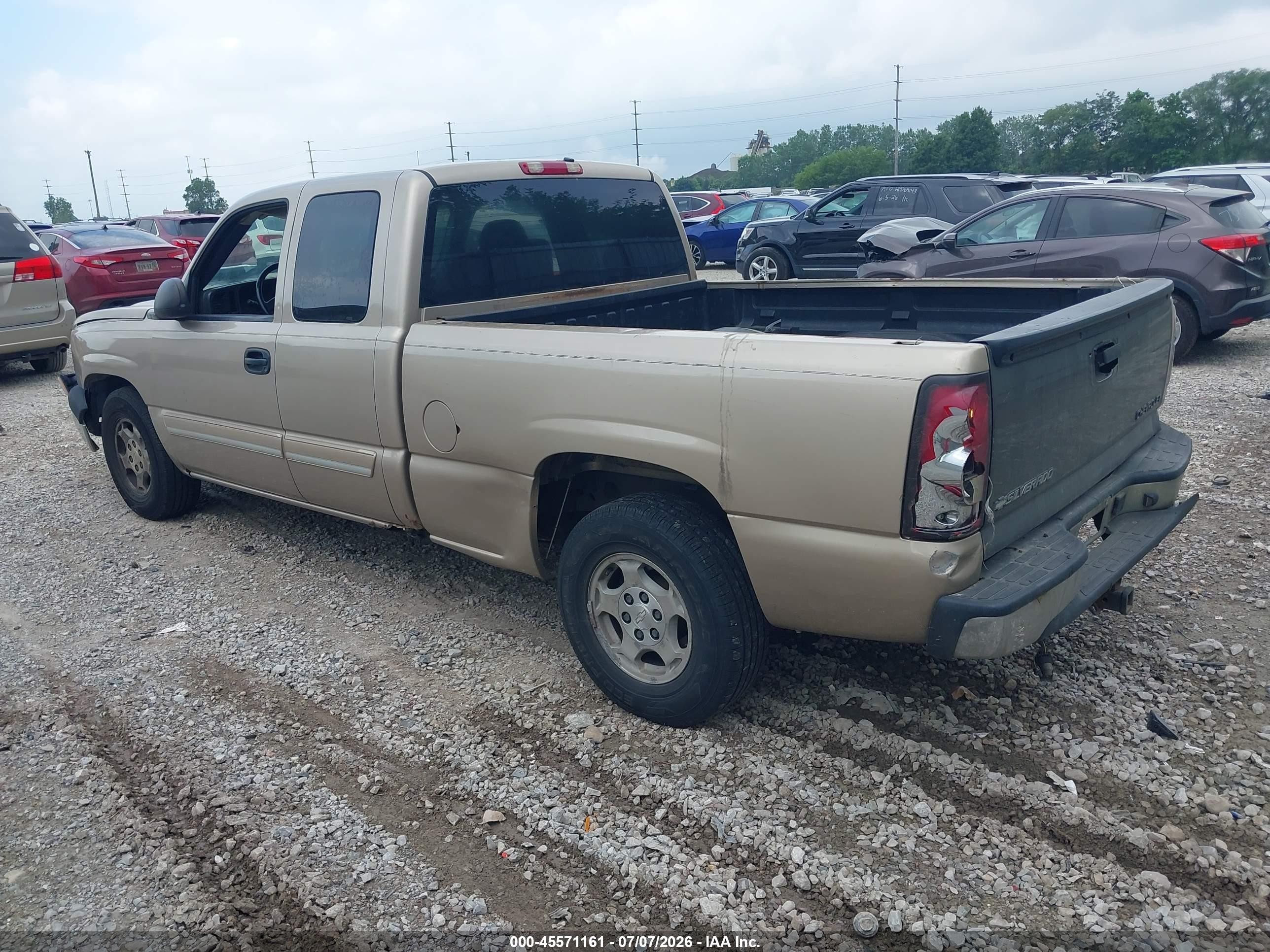 2004 Chevrolet Silverado 1500 Ls Gold vin: 2GCEC19T941285386