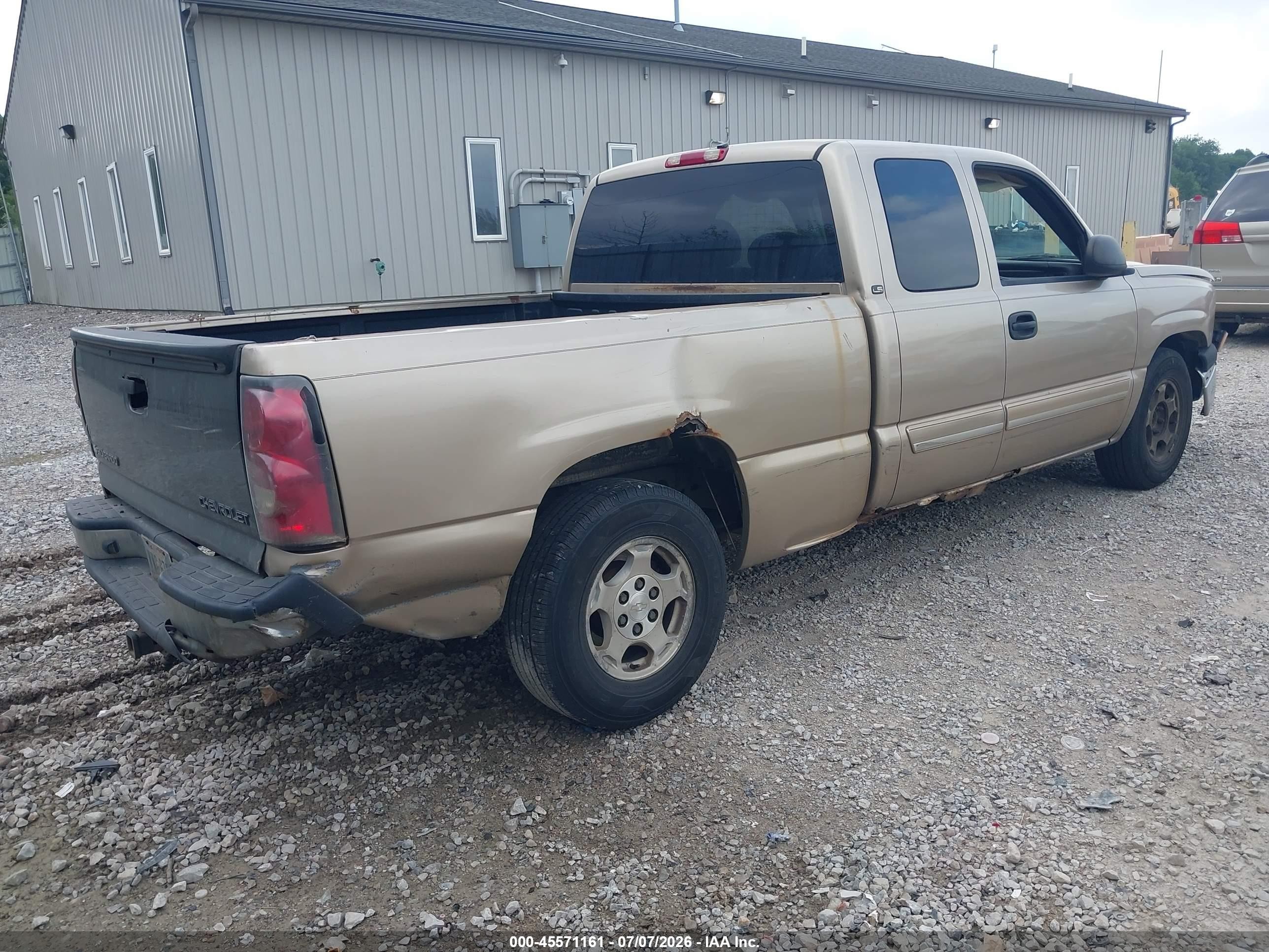 2004 Chevrolet Silverado 1500 Ls Gold vin: 2GCEC19T941285386