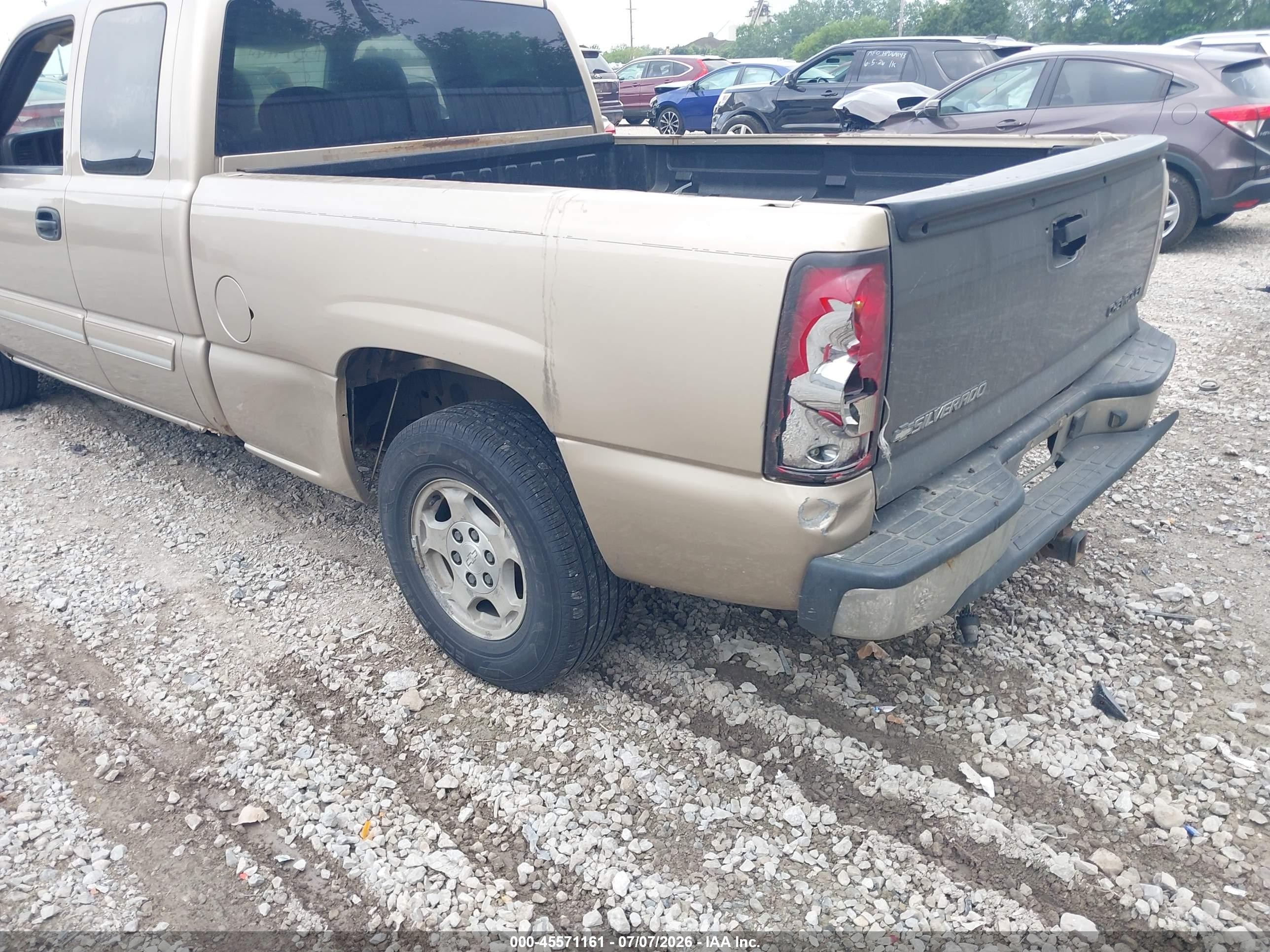2004 Chevrolet Silverado 1500 Ls Gold vin: 2GCEC19T941285386
