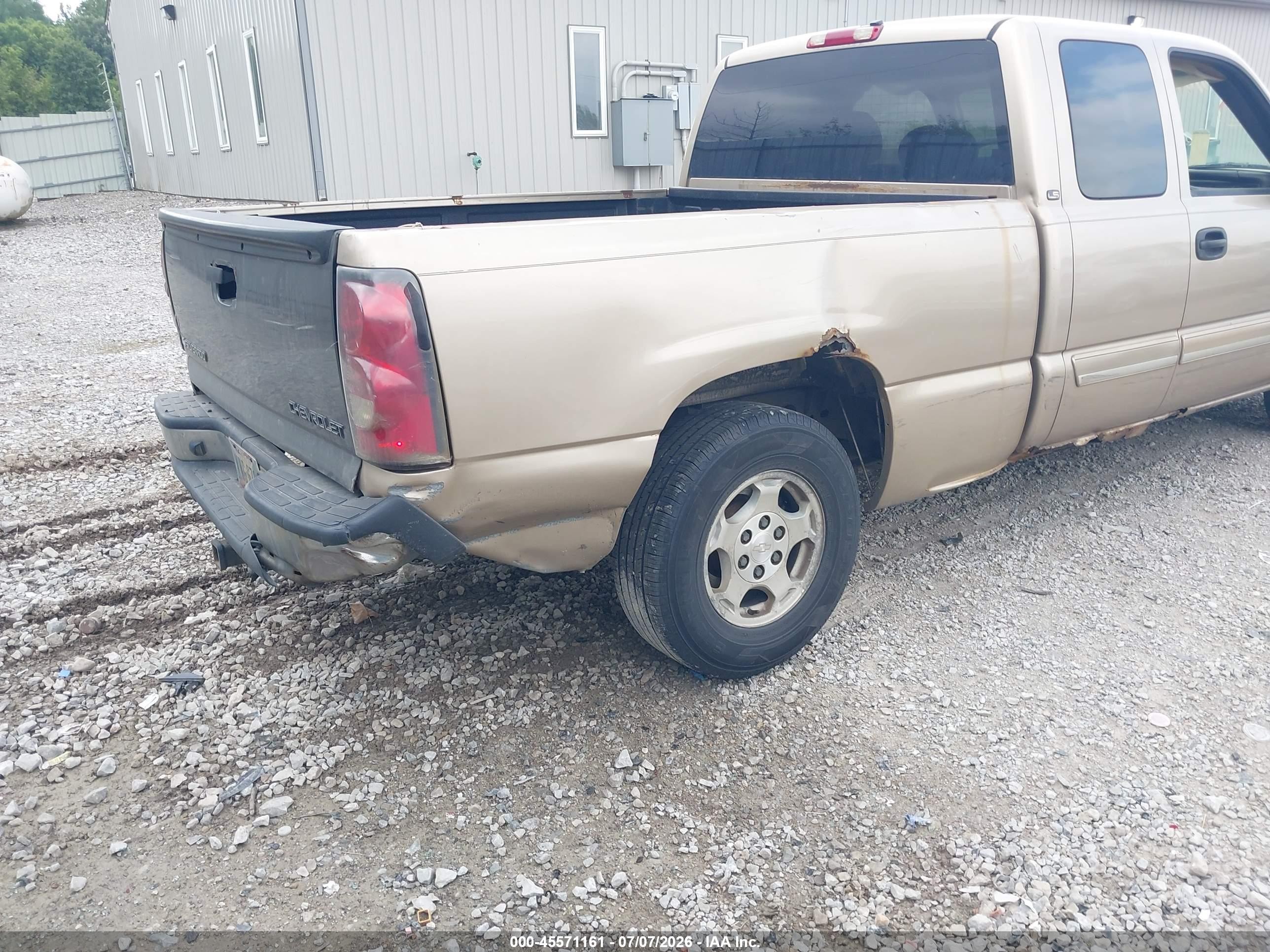 2004 Chevrolet Silverado 1500 Ls Gold vin: 2GCEC19T941285386