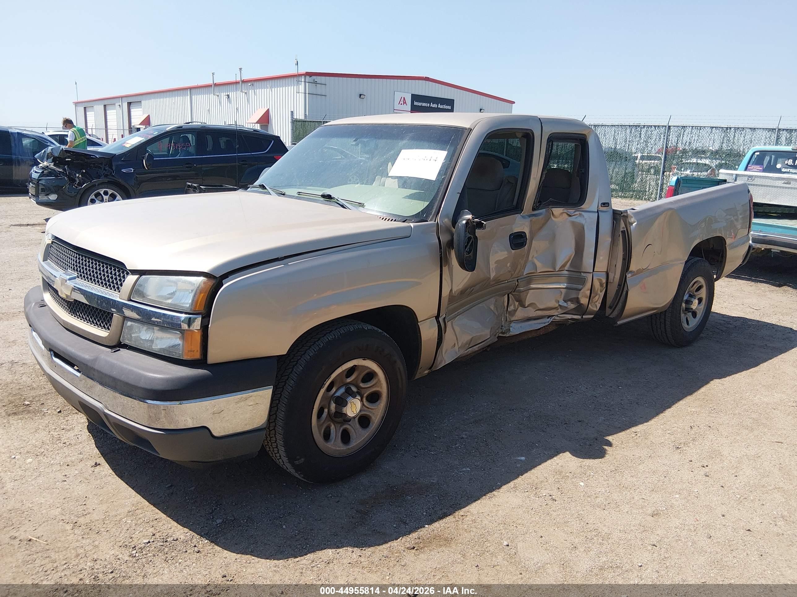 2005 Chevrolet Silverado 1500 Ls Champagne vin: 2GCEC19T951242023