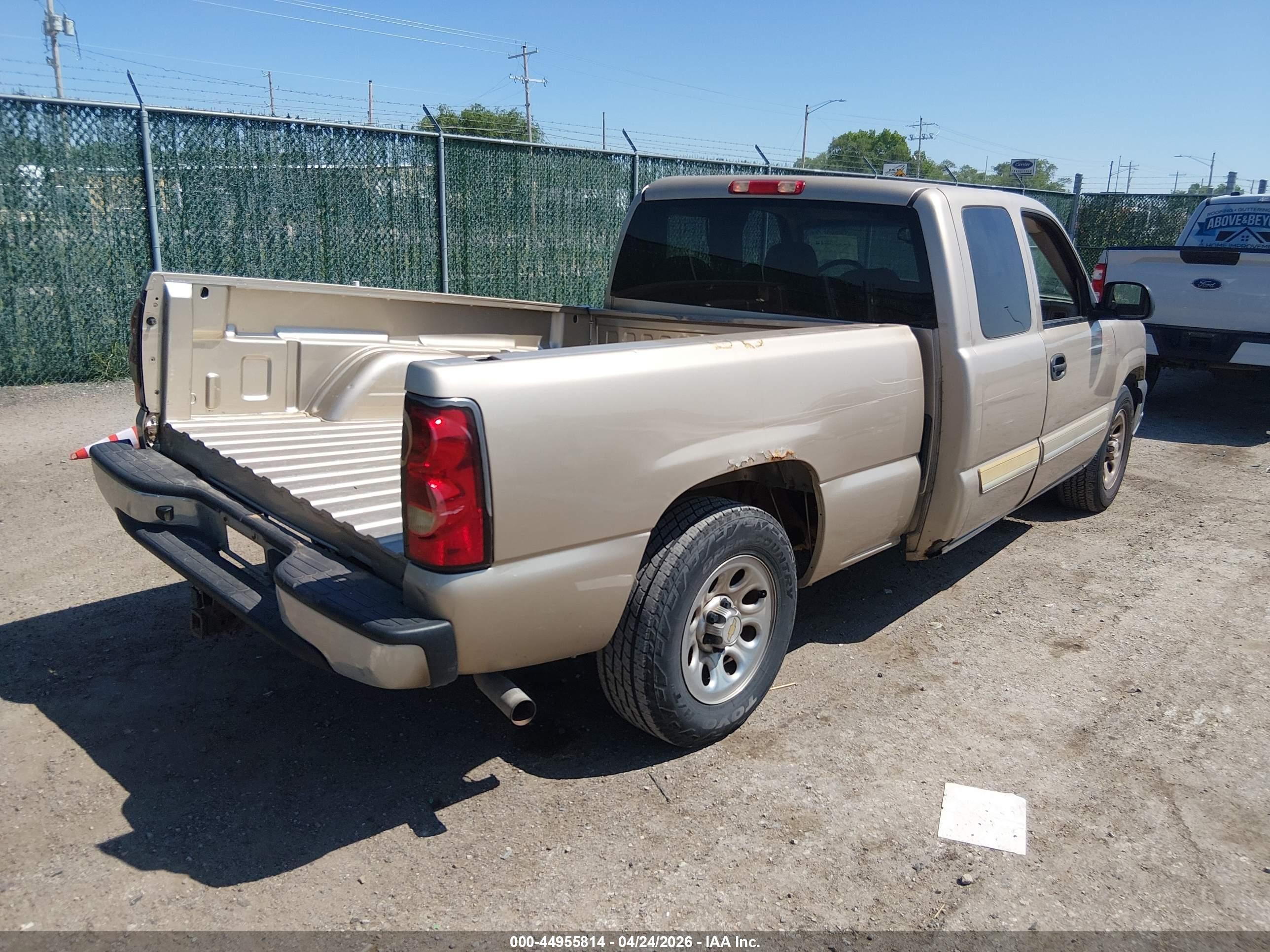 2005 Chevrolet Silverado 1500 Ls Champagne vin: 2GCEC19T951242023