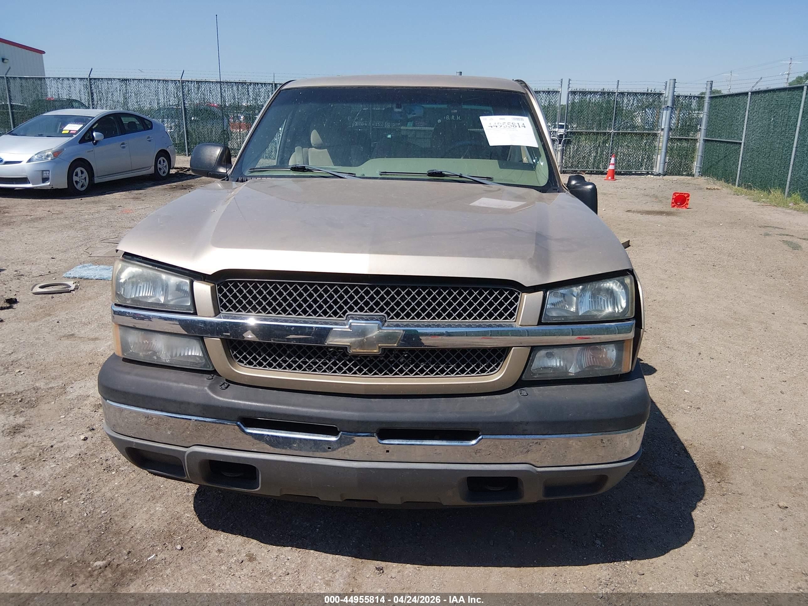 2005 Chevrolet Silverado 1500 Ls Champagne vin: 2GCEC19T951242023