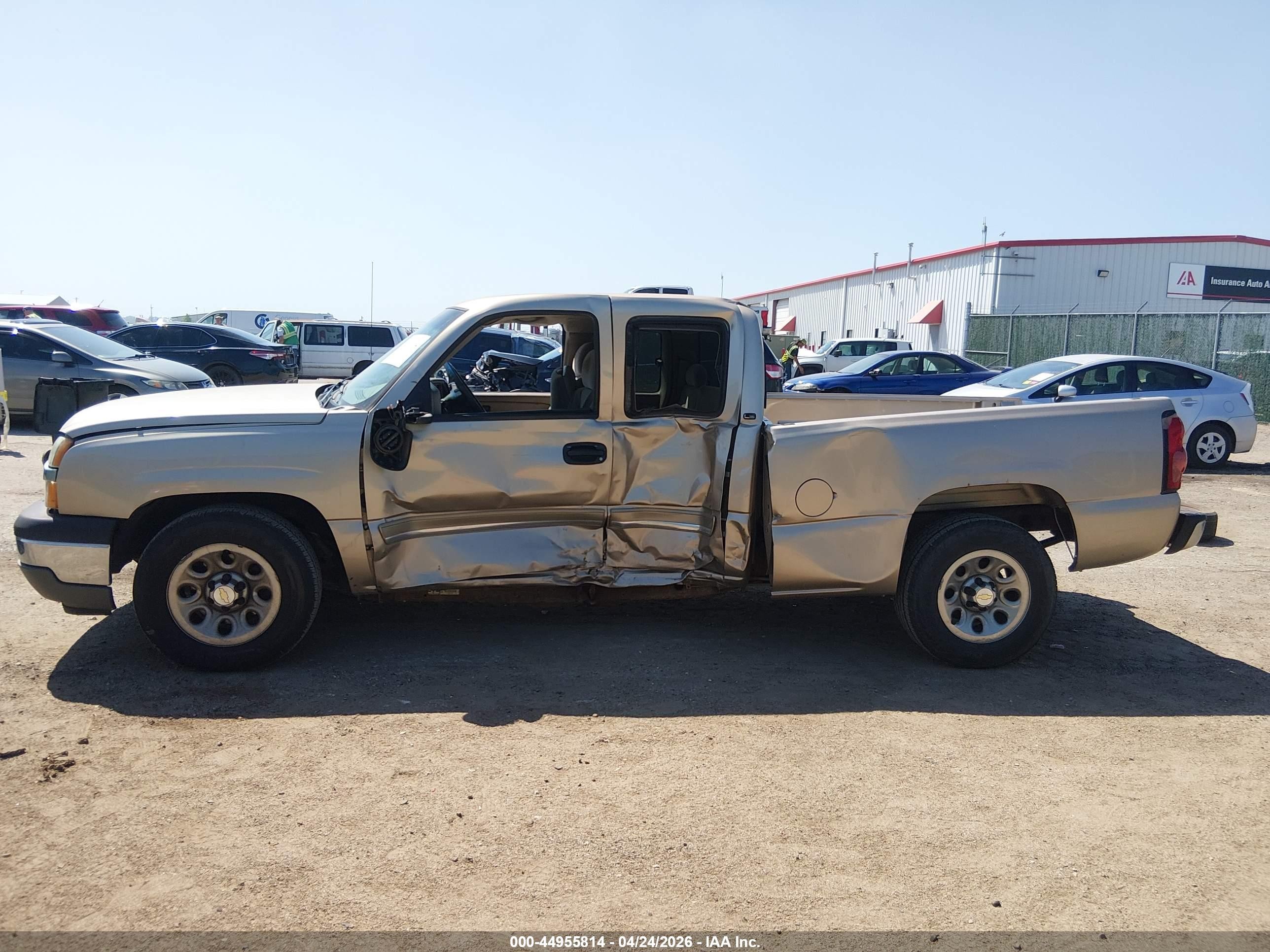 2005 Chevrolet Silverado 1500 Ls Champagne vin: 2GCEC19T951242023