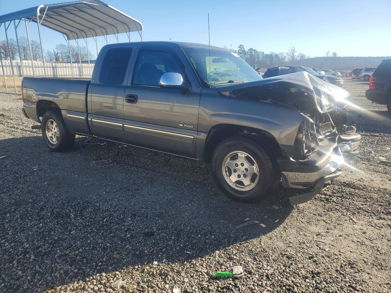 2001 Chevrolet Silverado C1500 Серый vin: 2GCEC19TX11189469