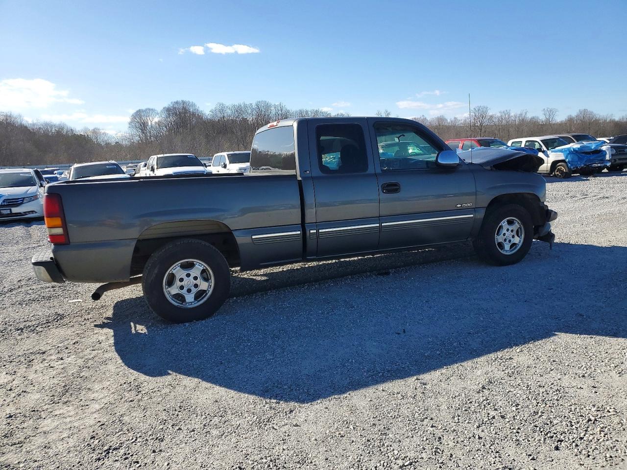2001 Chevrolet Silverado C1500 Серый vin: 2GCEC19TX11189469