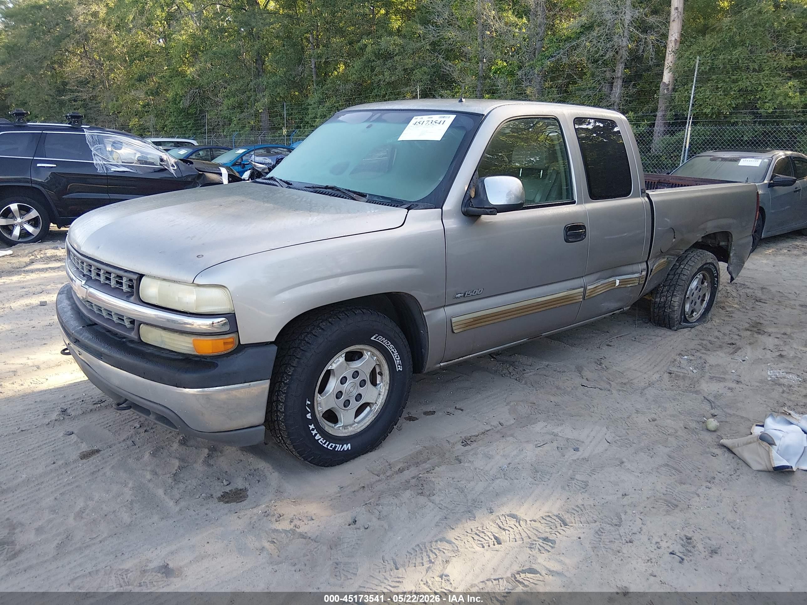 2002 Chevrolet Silverado 1500 Lt Beige vin: 2GCEC19TX21120573