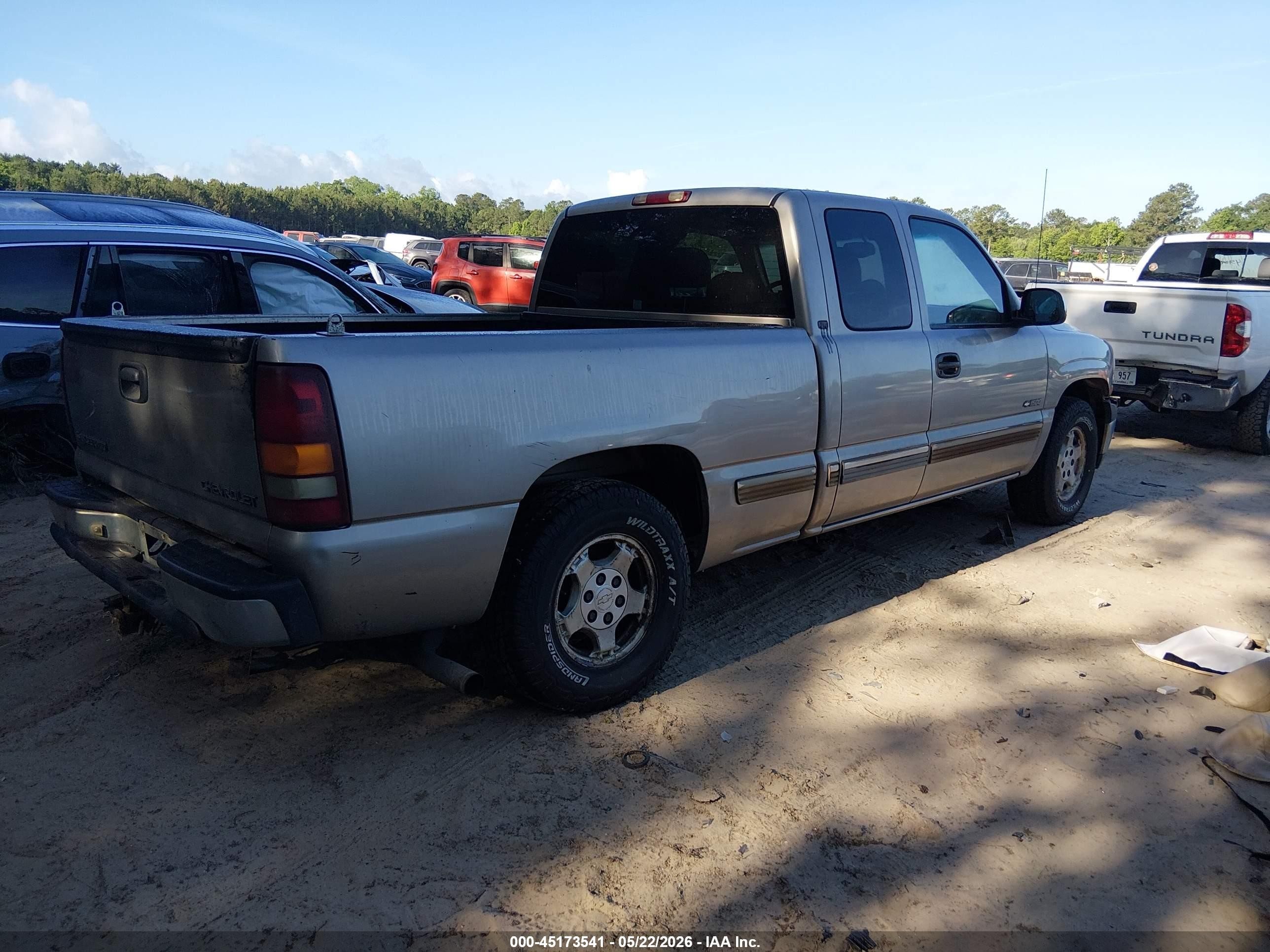 2002 Chevrolet Silverado 1500 Lt Beige vin: 2GCEC19TX21120573