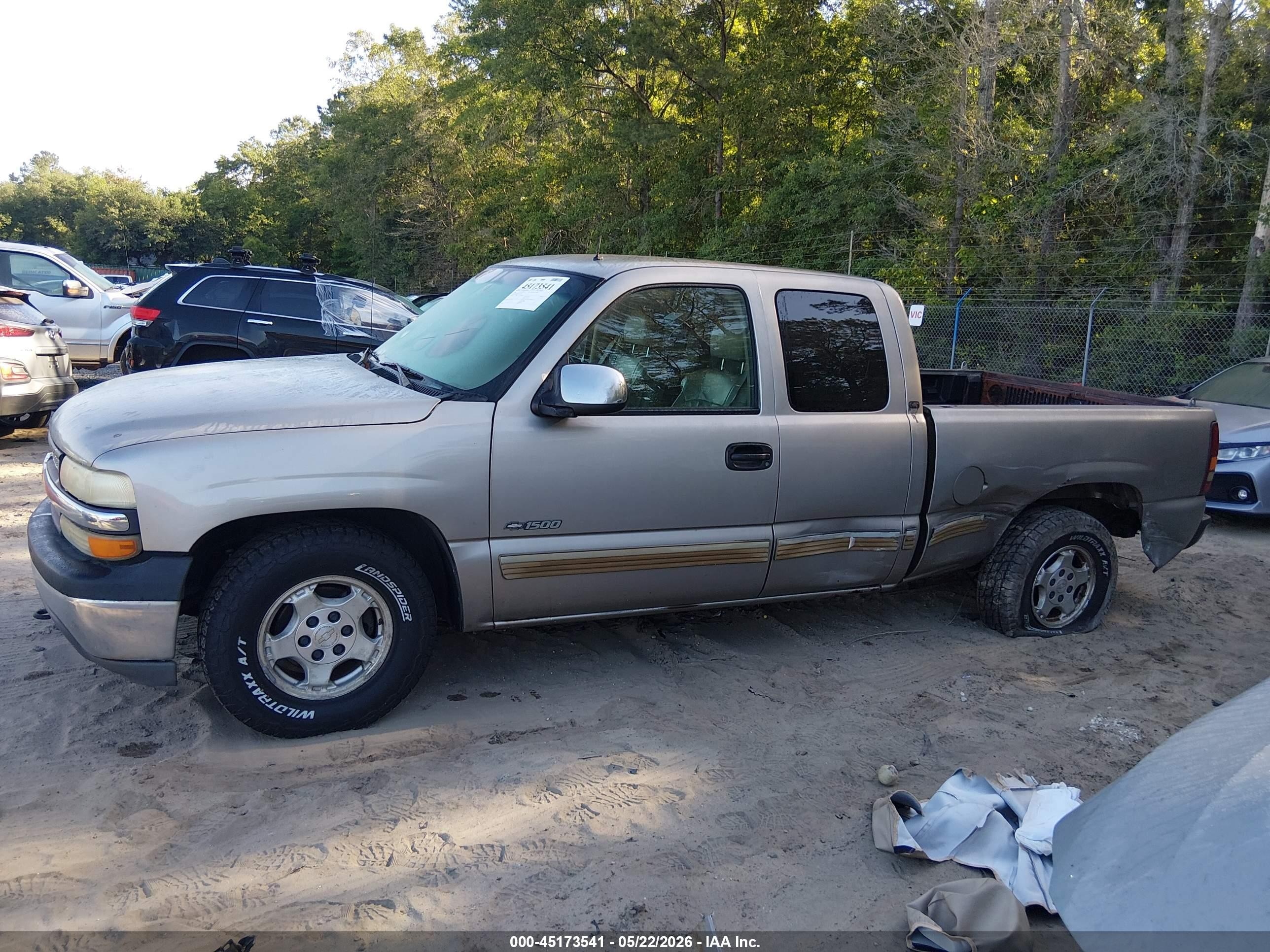 2002 Chevrolet Silverado 1500 Lt Beige vin: 2GCEC19TX21120573