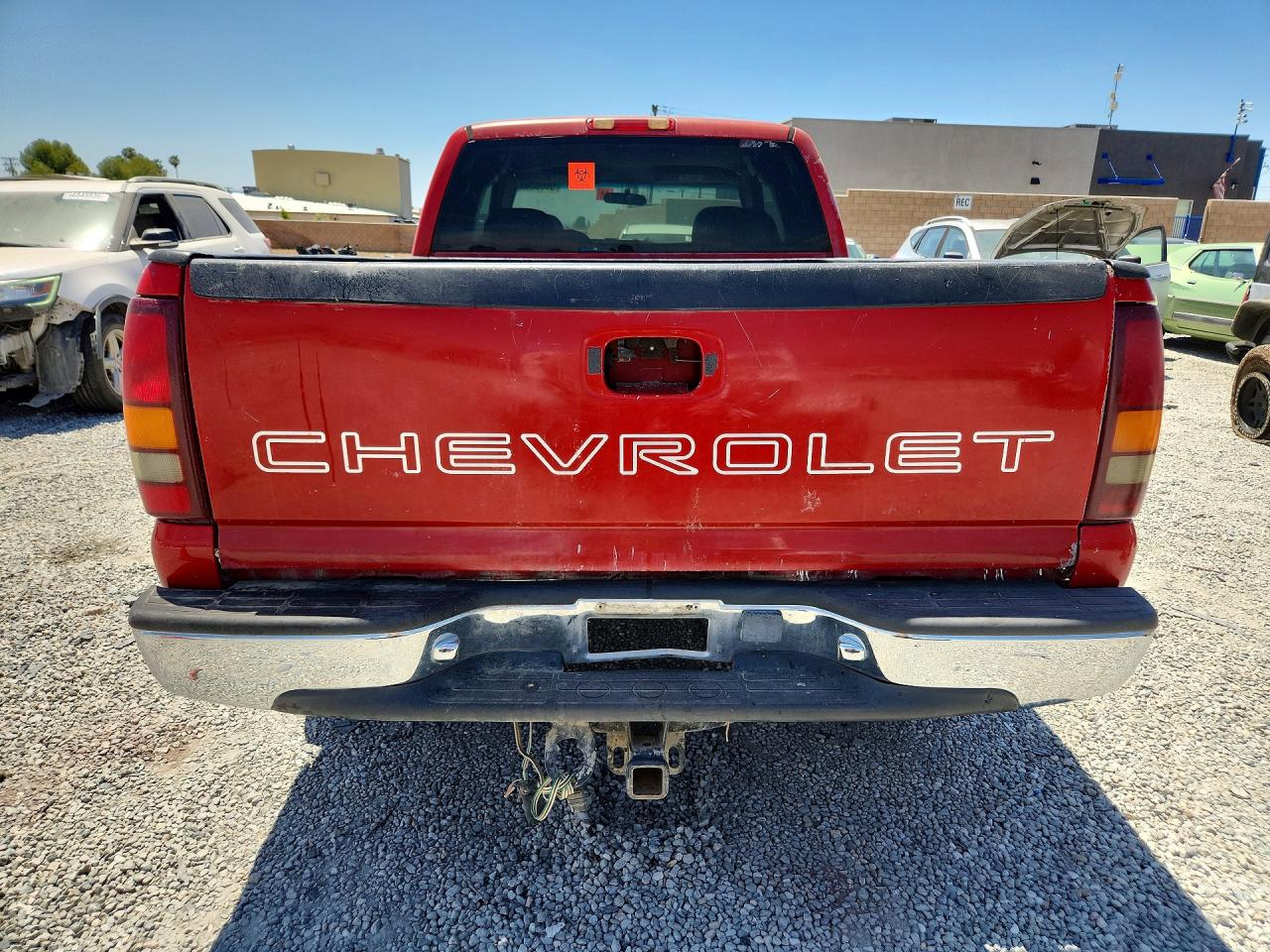 2002 Chevrolet Silverado C1500 Red vin: 2GCEC19TX21142945