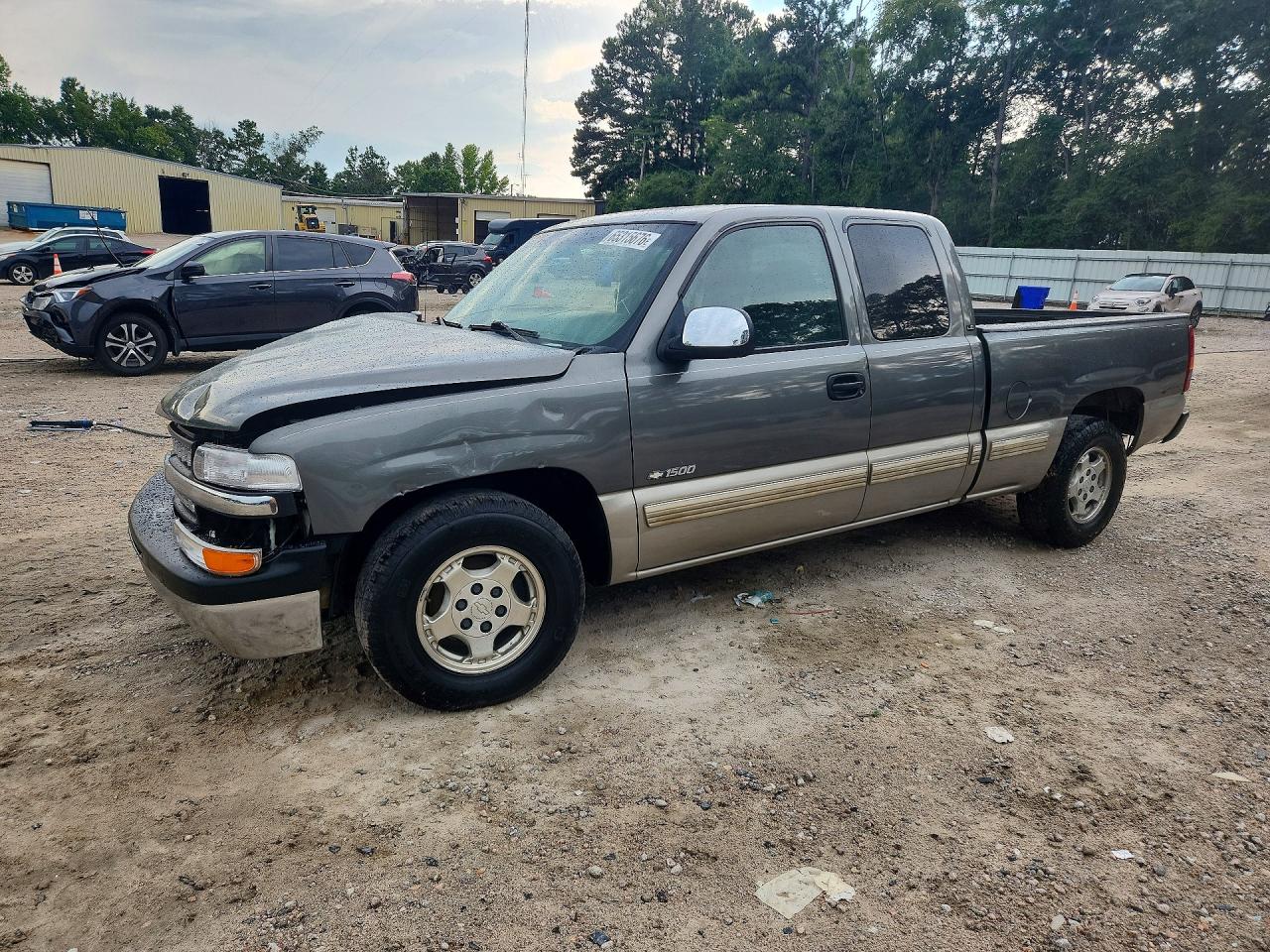 2002 Chevrolet Silverado C1500 Gray vin: 2GCEC19TX21330364