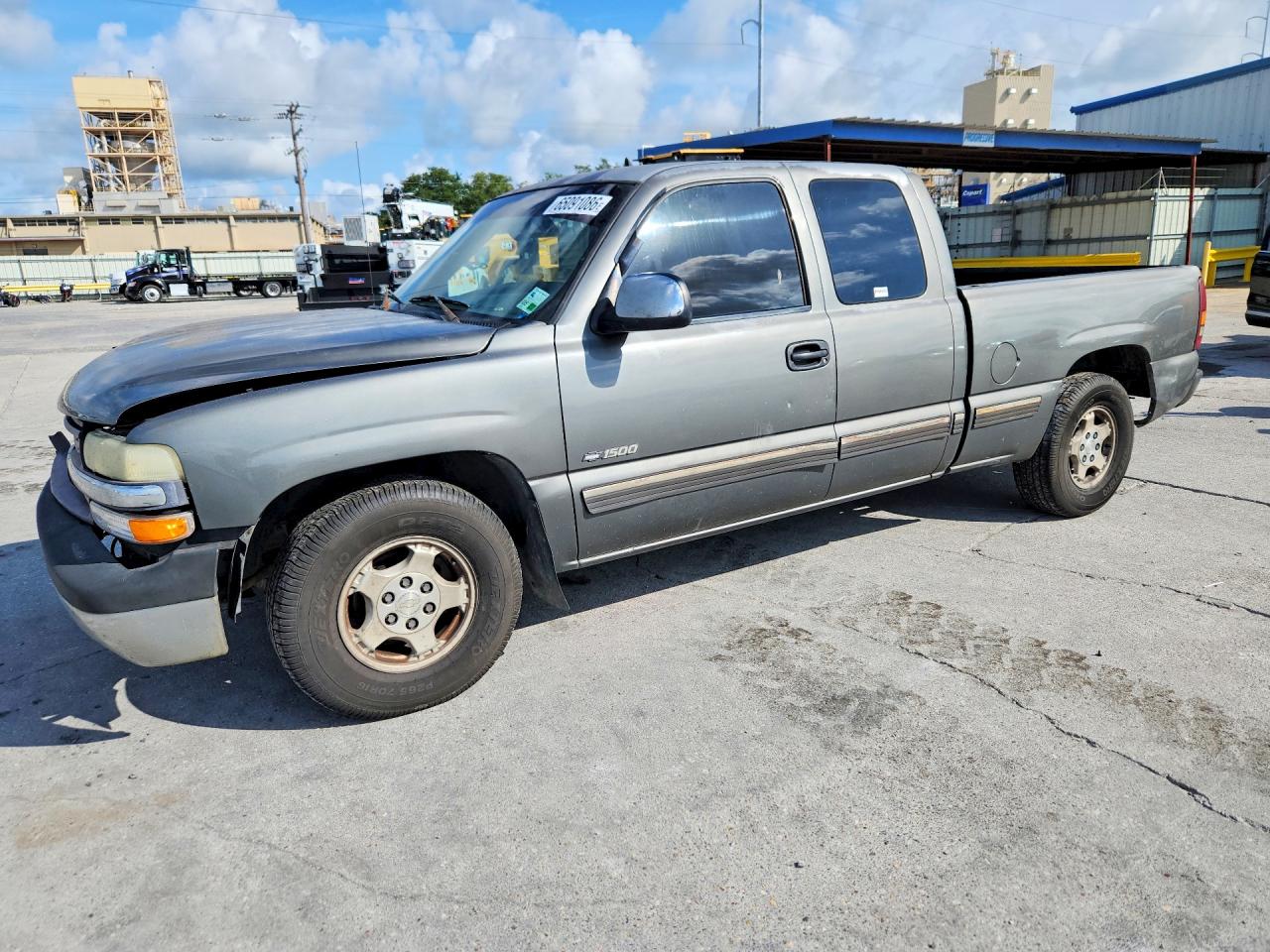 2002 Chevrolet Silverado C1500 Gray vin: 2GCEC19TX21371934