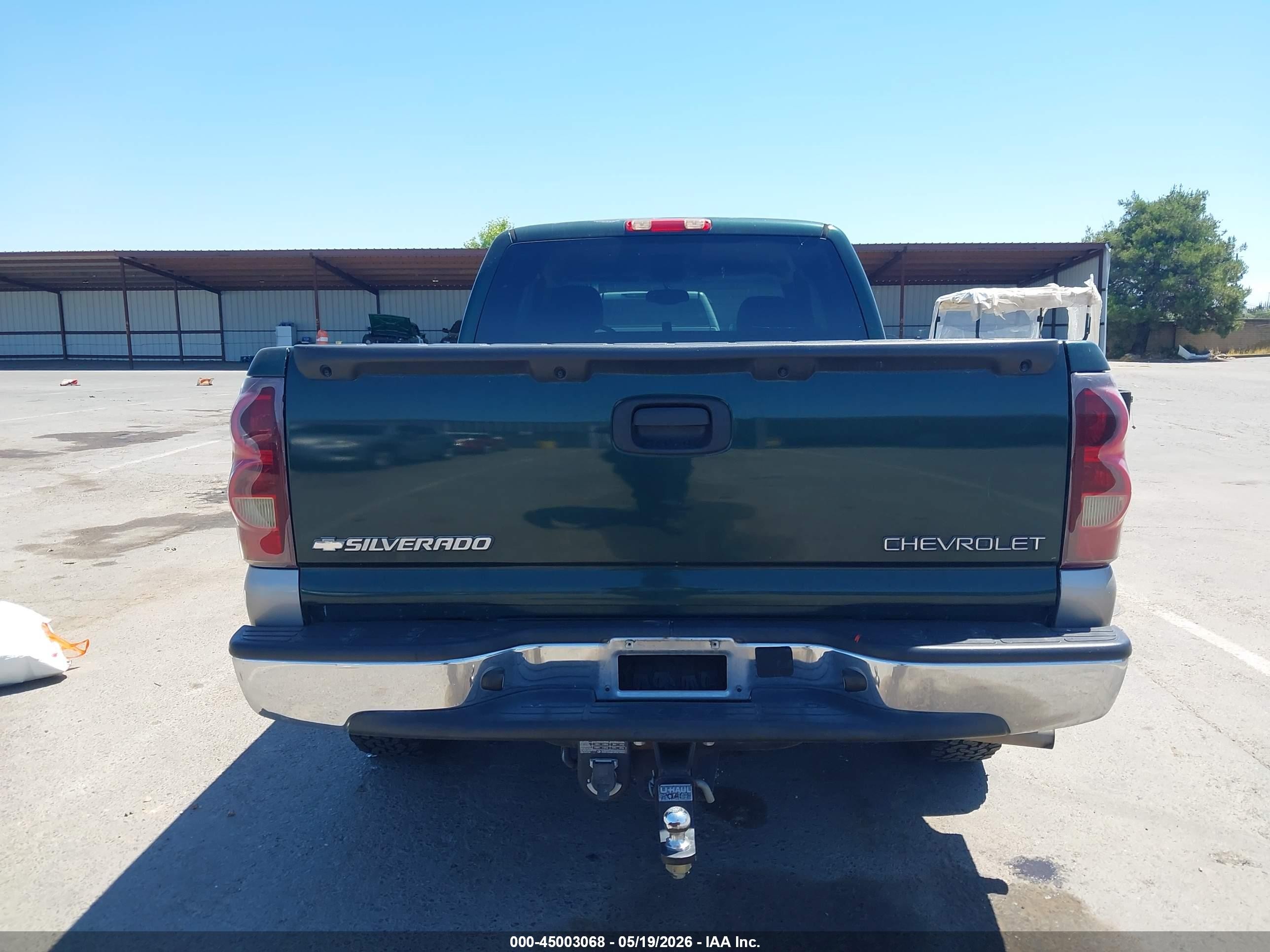 2003 Chevrolet Silverado 1500 Ls Green vin: 2GCEC19TX31115200