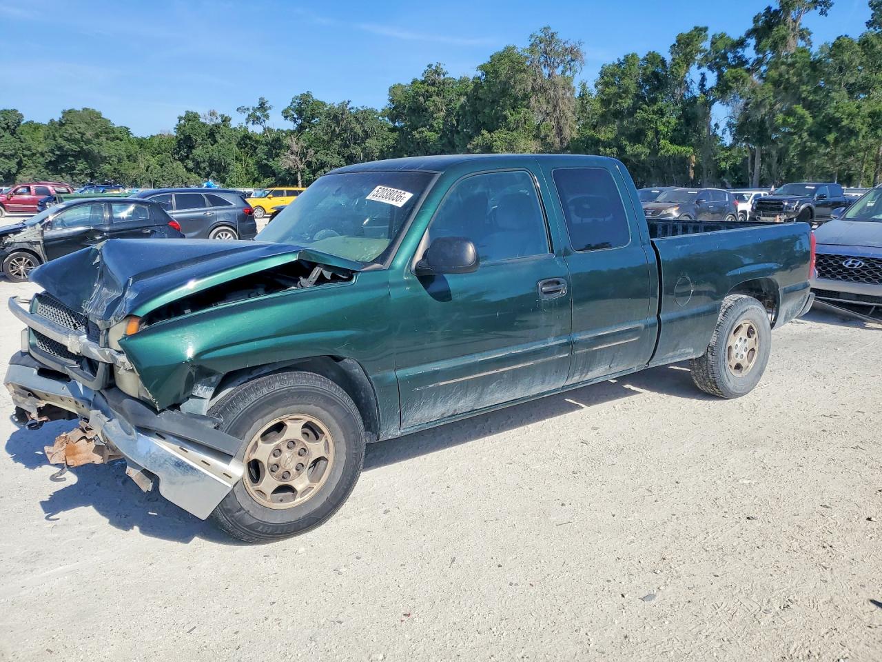 2004 Chevrolet Silverado C1500 Green vin: 2GCEC19TX41263025