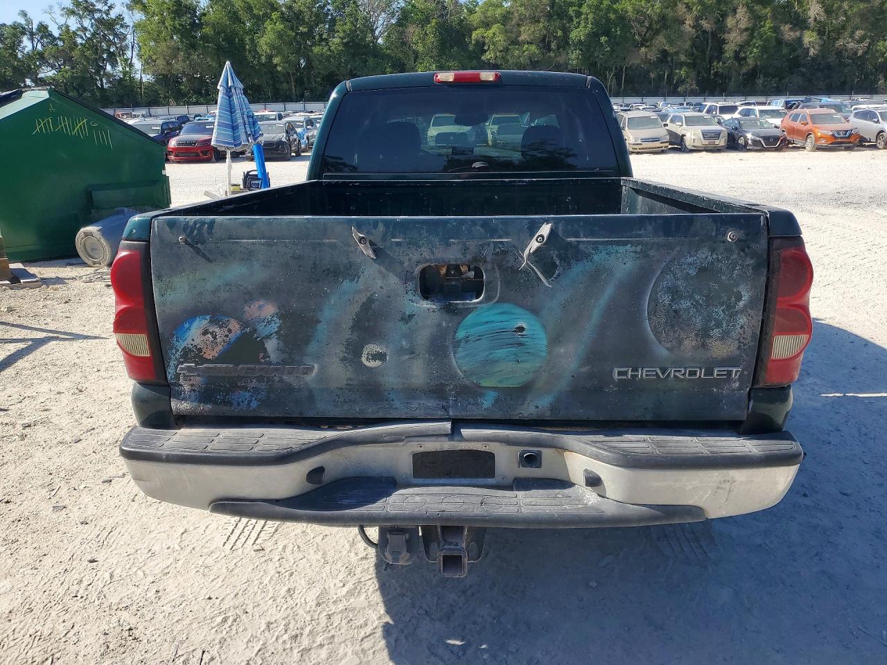 2004 Chevrolet Silverado C1500 Green vin: 2GCEC19TX41263025