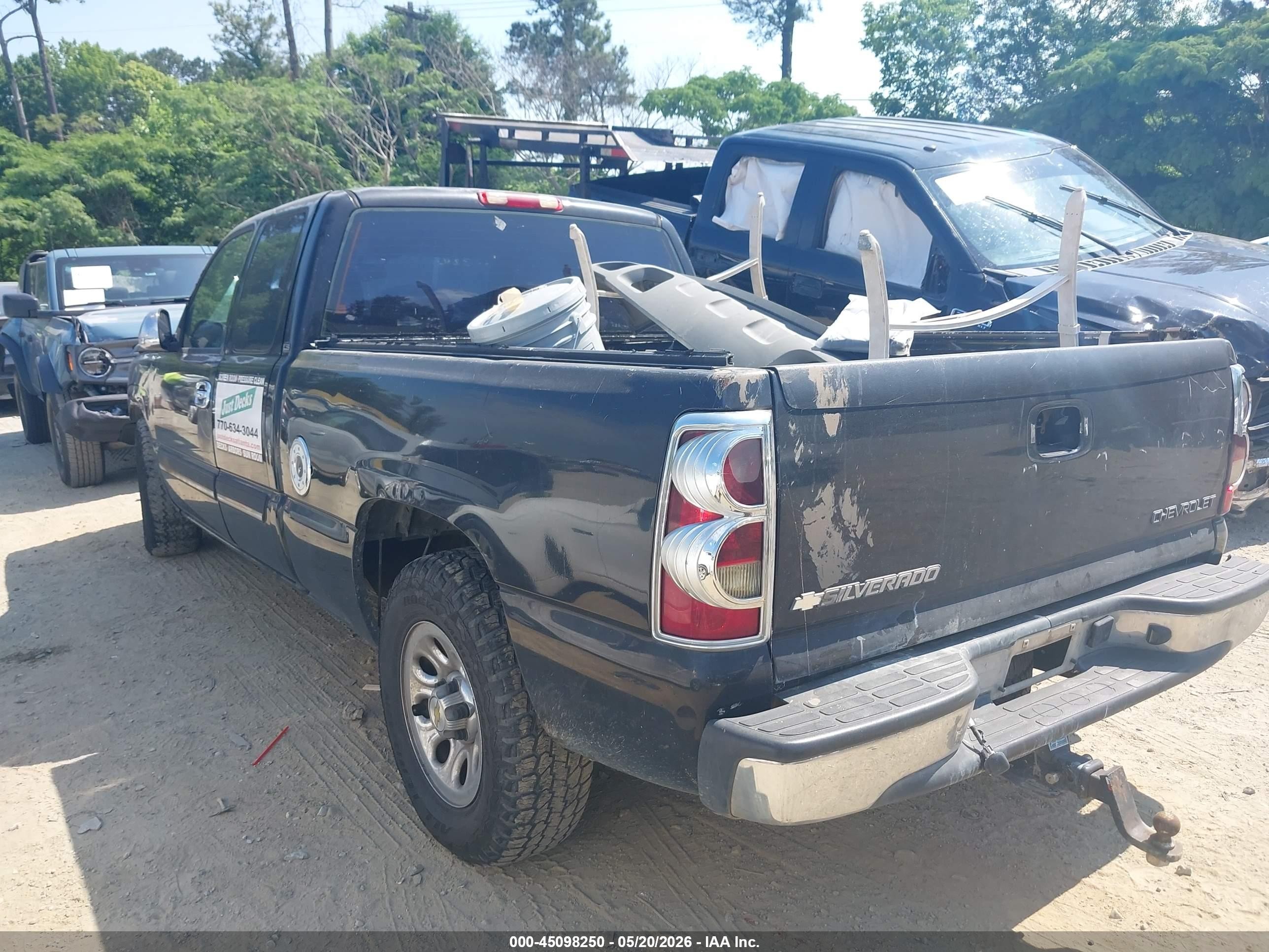 2005 Chevrolet Silverado 1500 Ls Gray vin: 2GCEC19TX51135644