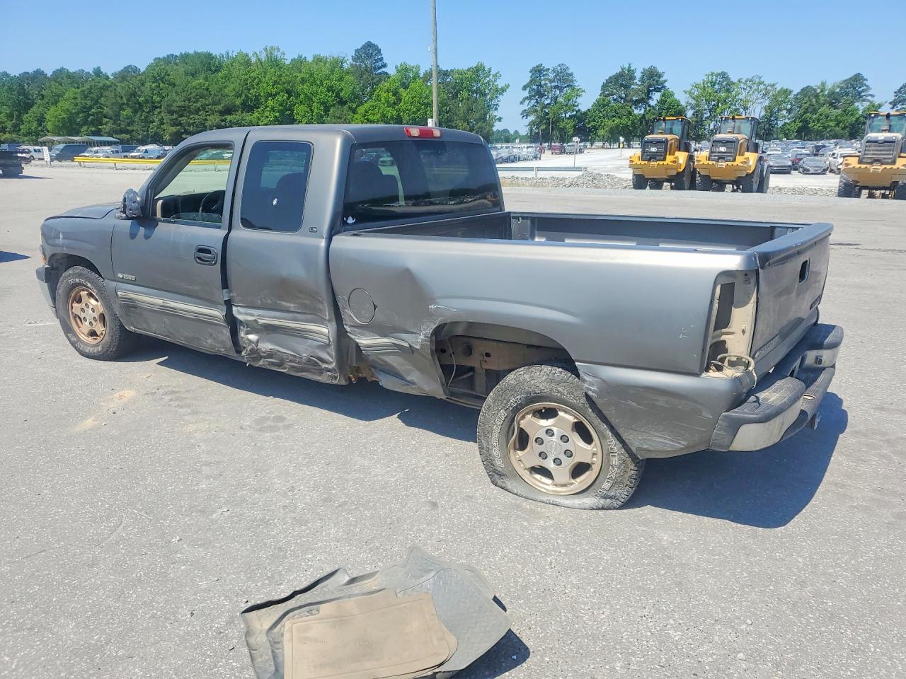1999 Chevrolet Silverado C1500 Gray vin: 2GCEC19TXX1255124