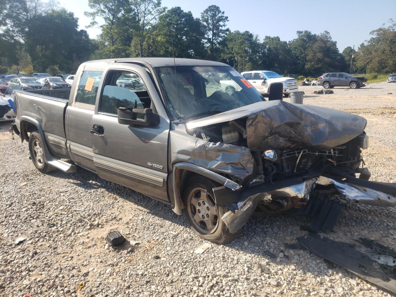 2000 Chevrolet Silverado C1500 Gray vin: 2GCEC19TXY1264973