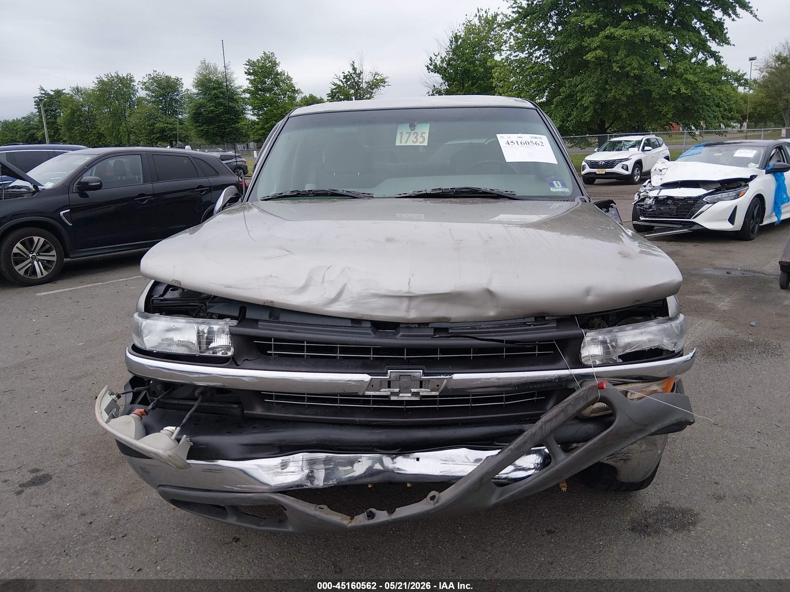 2000 Chevrolet Silverado 1500 Ls Желто-коричневый vin: 2GCEC19TXY1357203