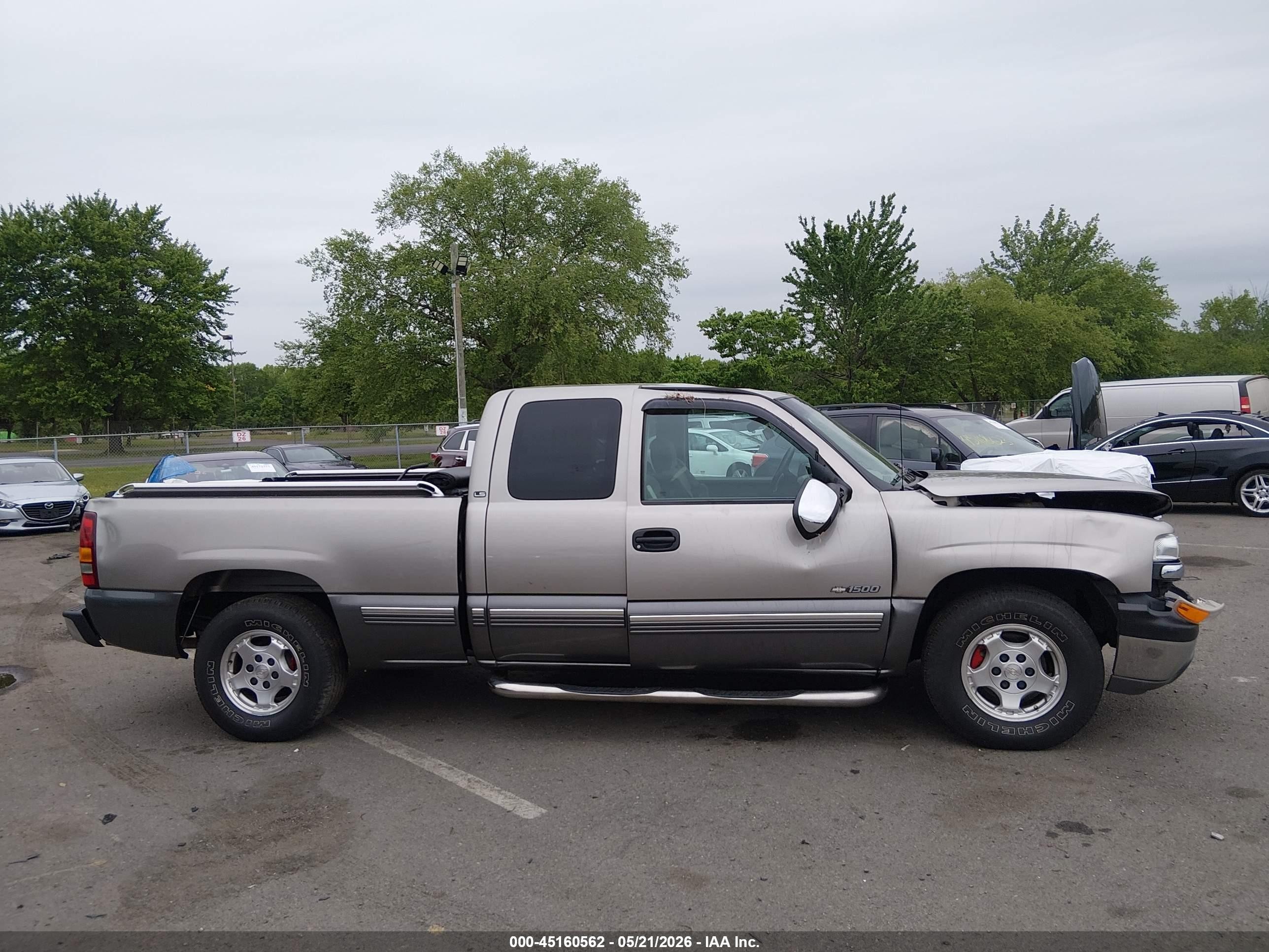 2000 Chevrolet Silverado 1500 Ls Желто-коричневый vin: 2GCEC19TXY1357203