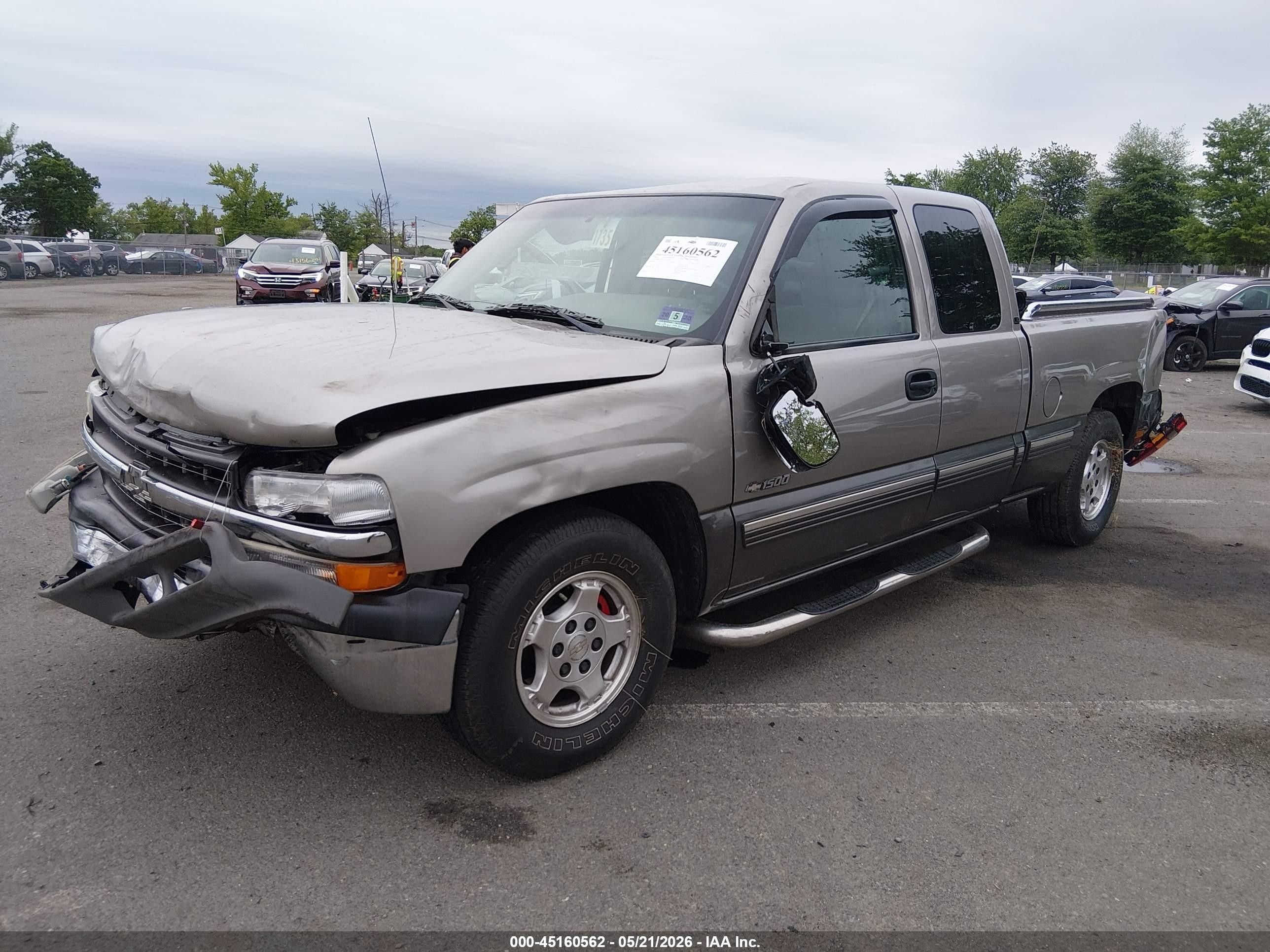 2000 Chevrolet Silverado 1500 Ls Желто-коричневый vin: 2GCEC19TXY1357203