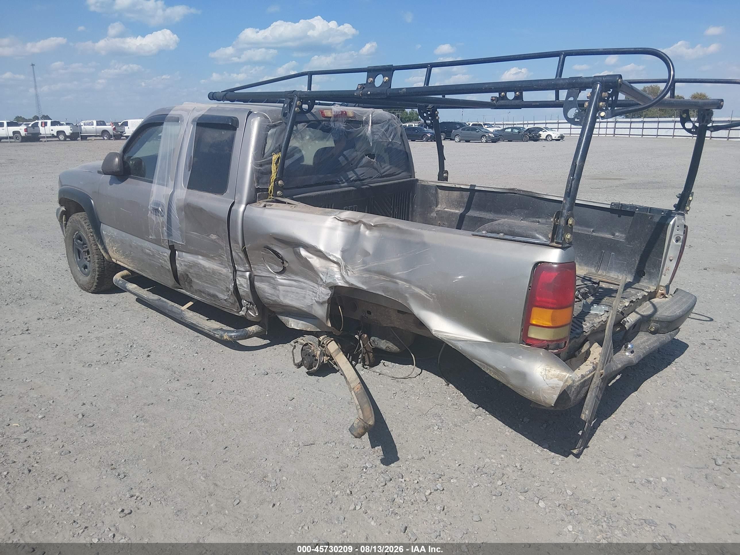 2001 Chevrolet Silverado 1500   Gray vin: 2GCEC19V011257604