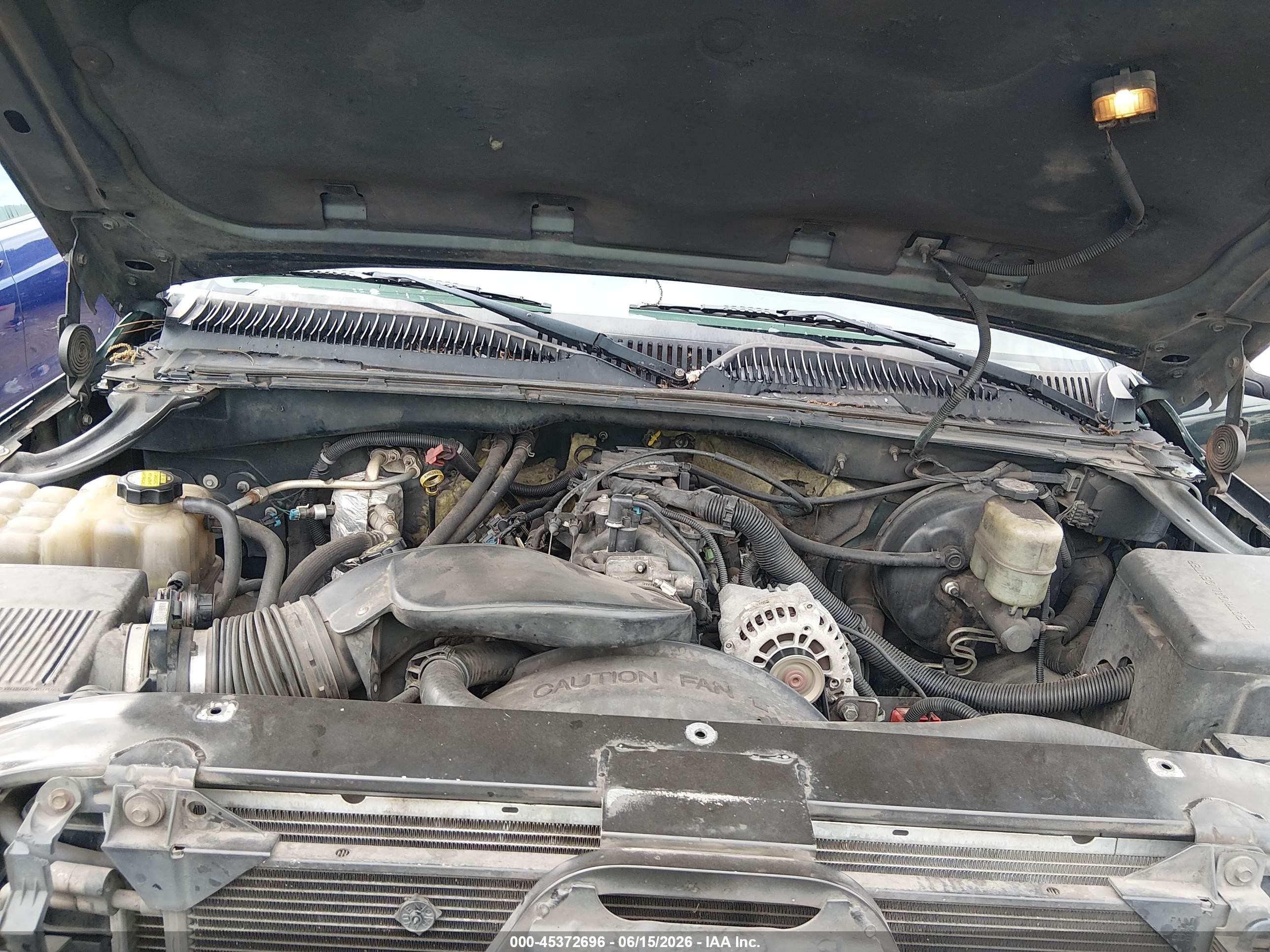 2001 Chevrolet Silverado 1500 Ls Green vin: 2GCEC19V011354589
