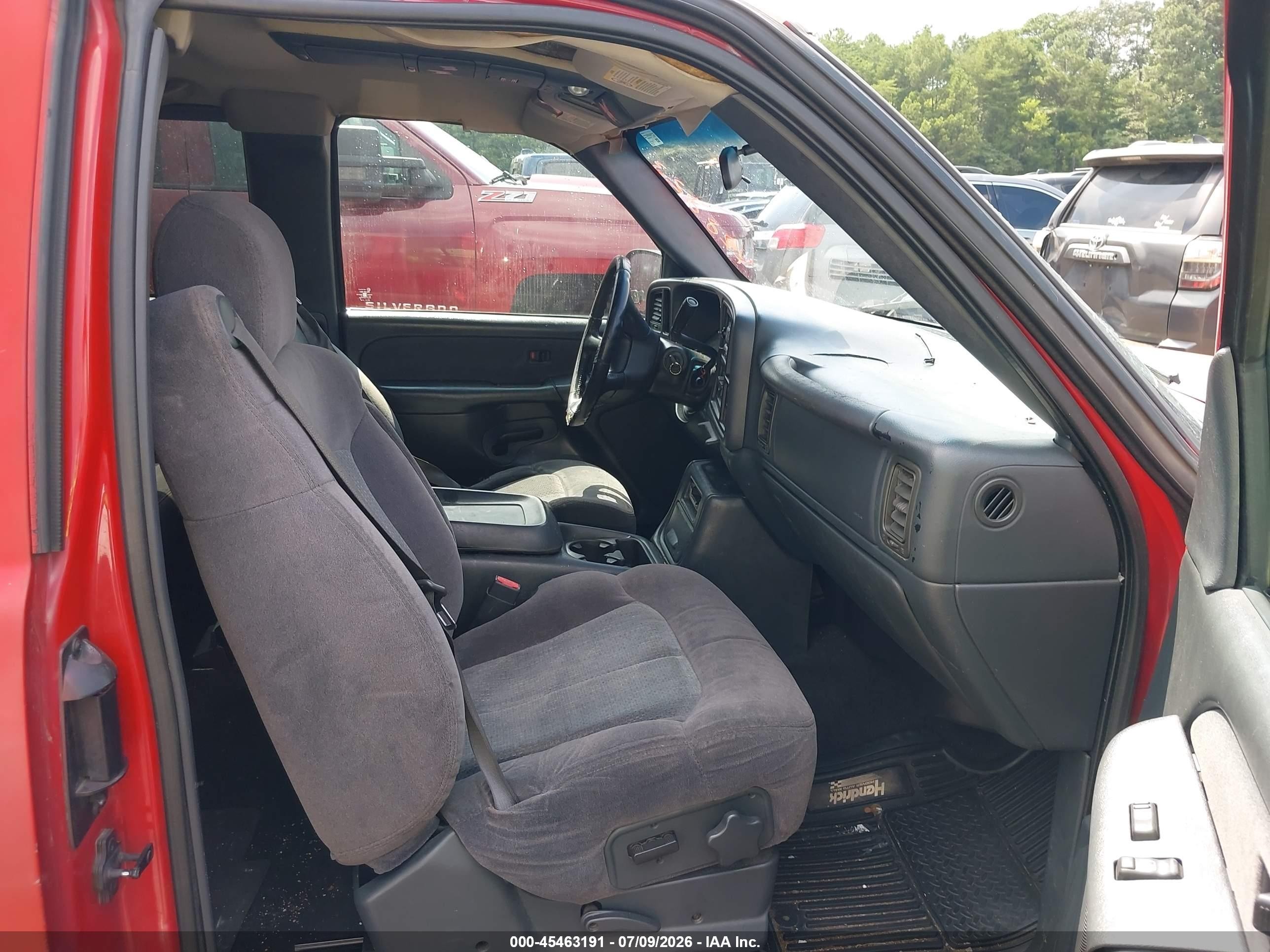 2002 Chevrolet Silverado 1500 Ls Red vin: 2GCEC19V021428823