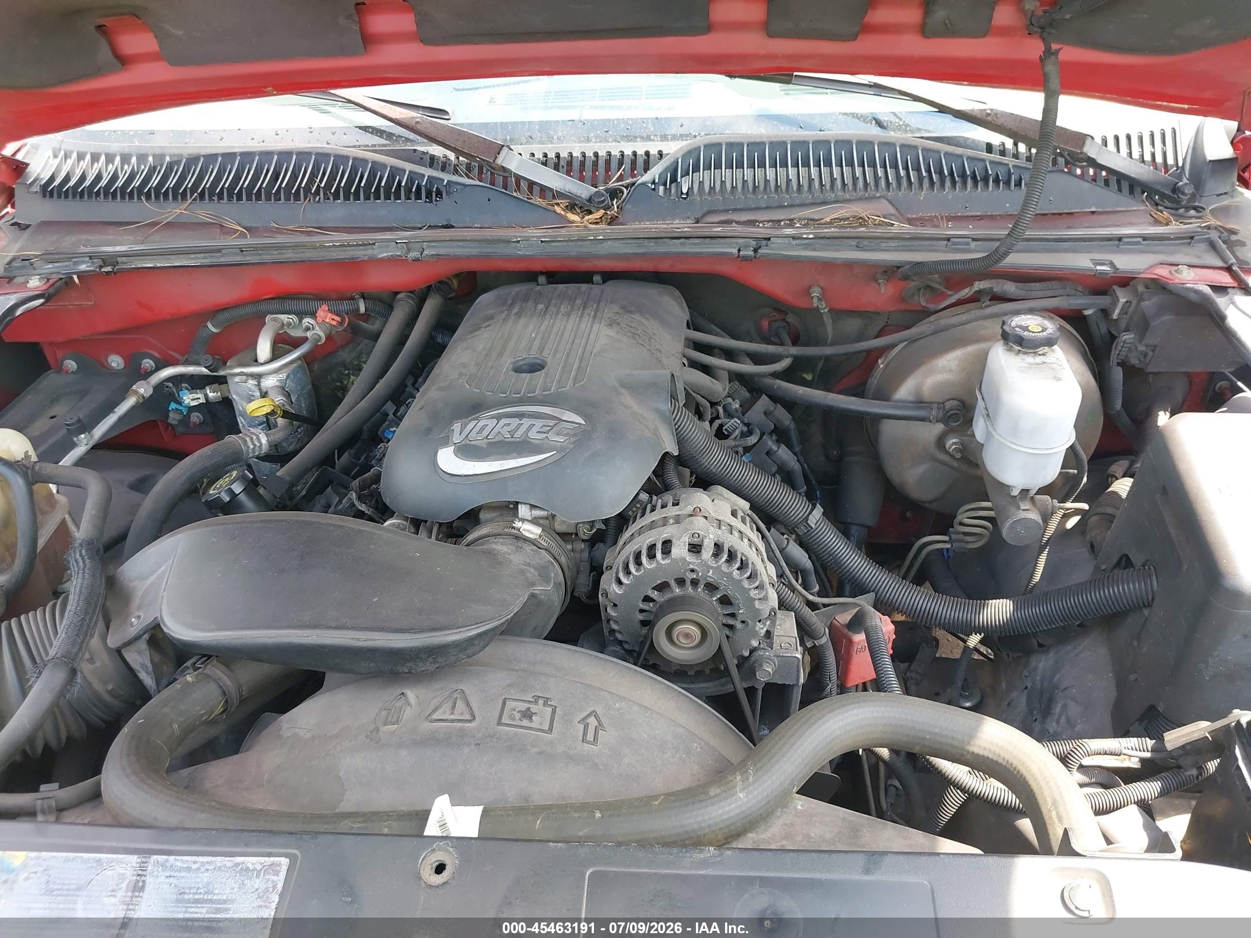 2002 Chevrolet Silverado 1500 Ls Red vin: 2GCEC19V021428823