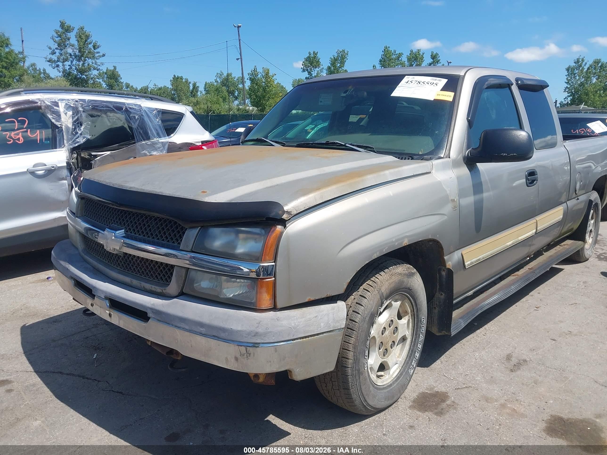 2003 Chevrolet Silverado 1500 Ls White vin: 2GCEC19V031202556