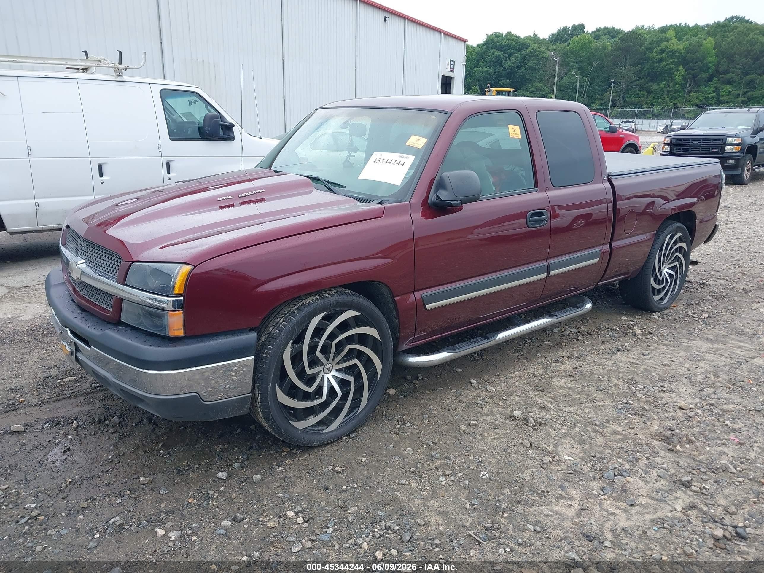 2003 Chevrolet Silverado 1500 Ls Burgundy vin: 2GCEC19V031294882