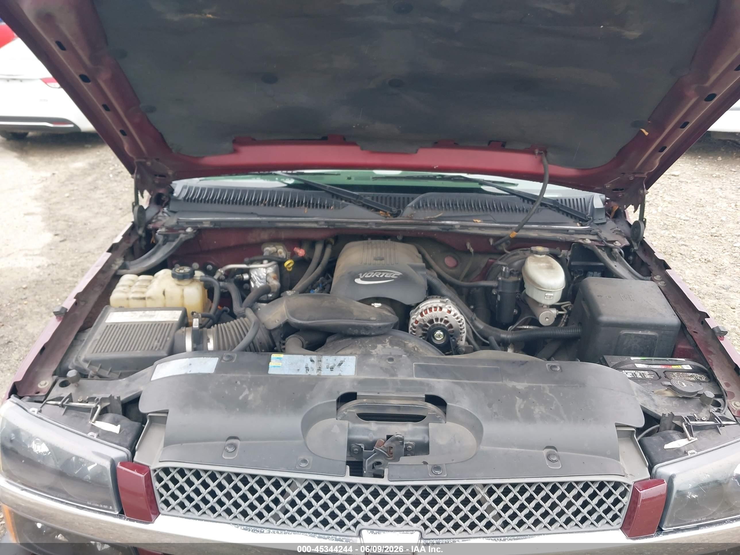 2003 Chevrolet Silverado 1500 Ls Burgundy vin: 2GCEC19V031294882