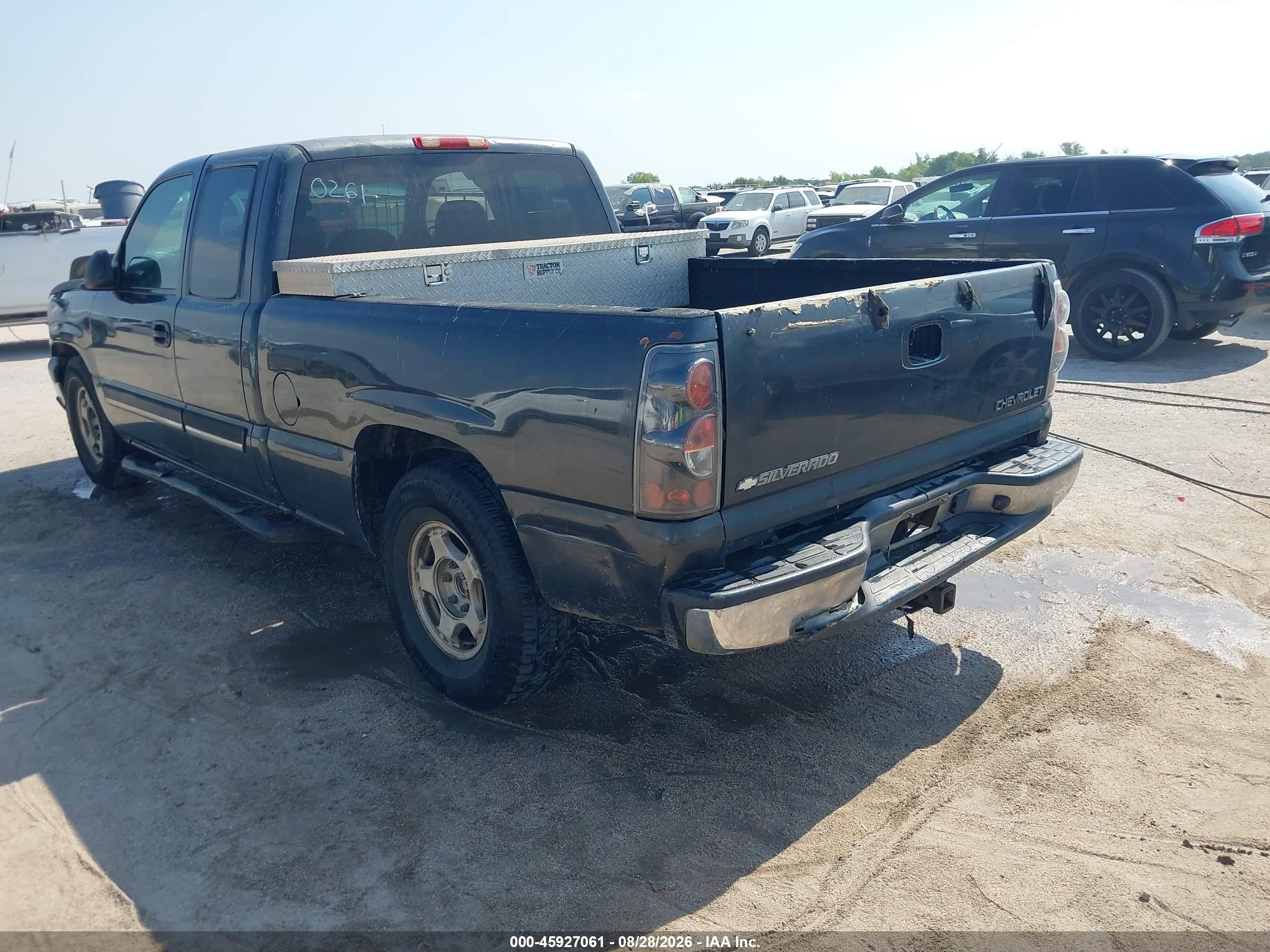 2003 Chevrolet Silverado 1500 Ls Gray vin: 2GCEC19V031300261