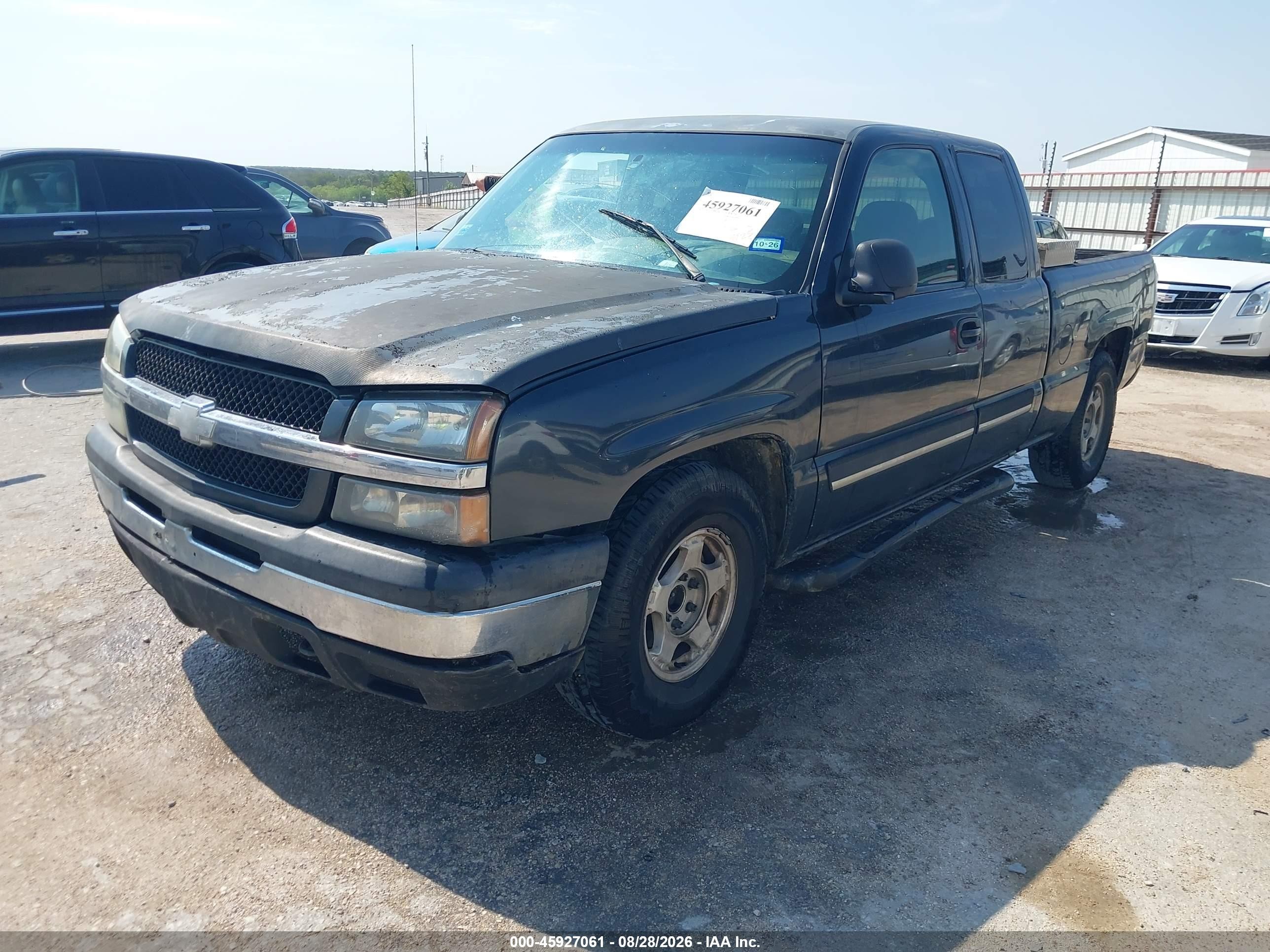 2003 Chevrolet Silverado 1500 Ls Gray vin: 2GCEC19V031300261