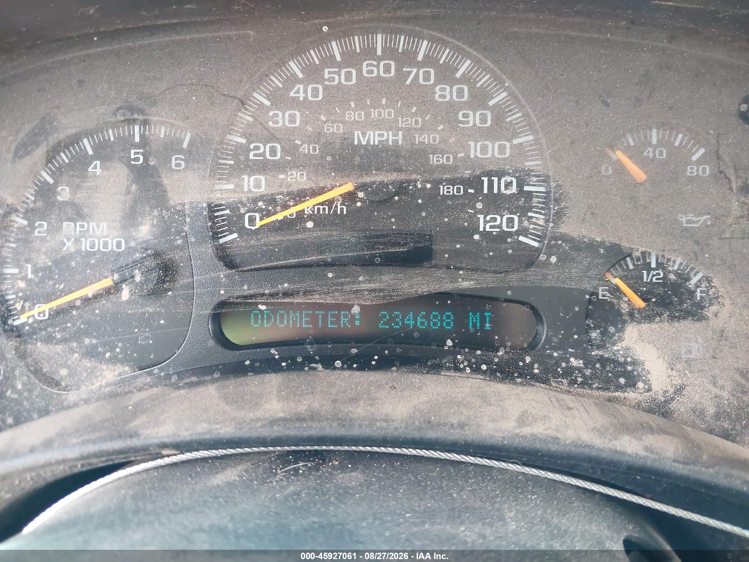 2003 Chevrolet Silverado 1500 Ls Gray vin: 2GCEC19V031300261