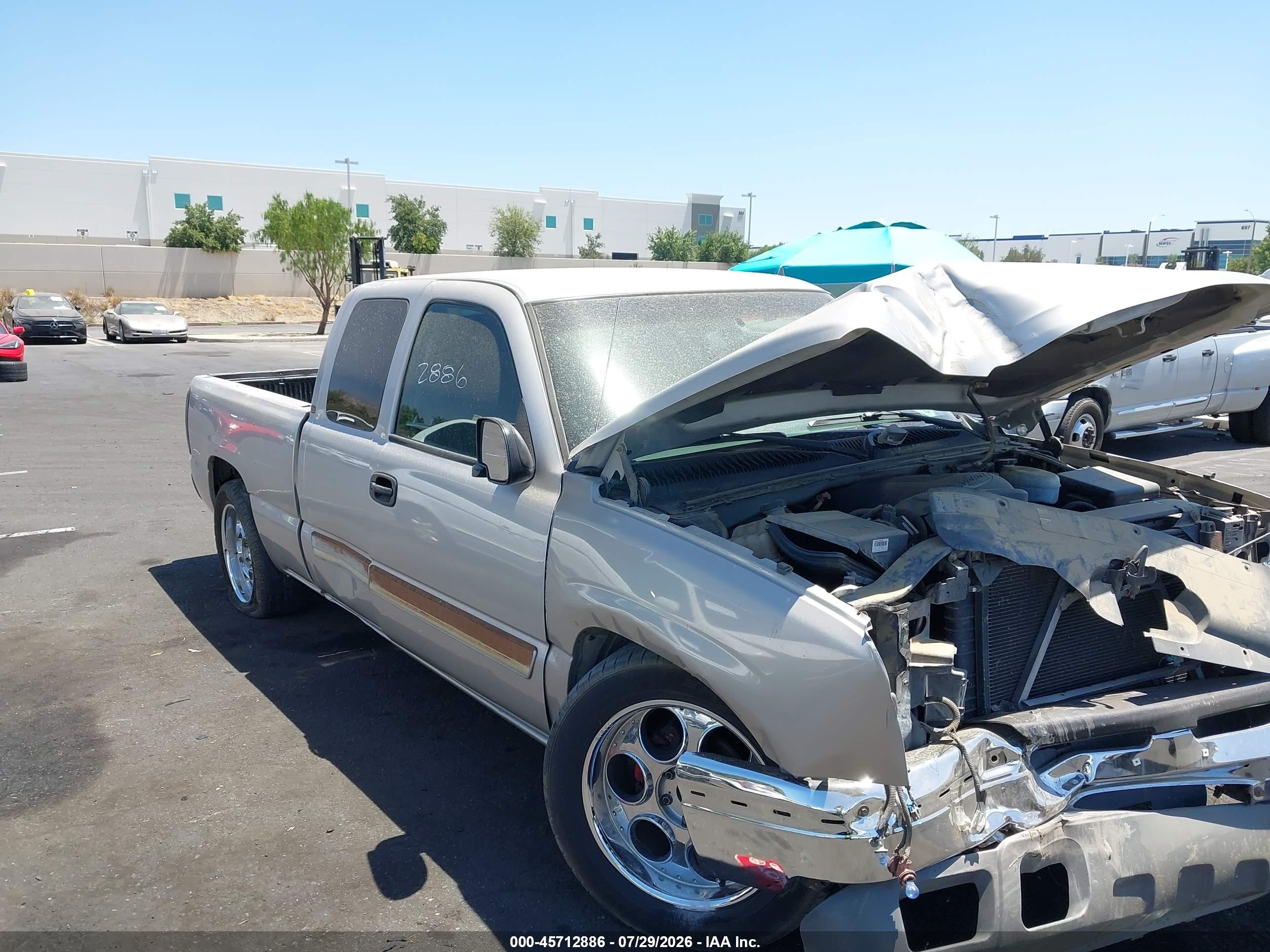 2004 Chevrolet Silverado 1500 Ls Beige vin: 2GCEC19V041129416